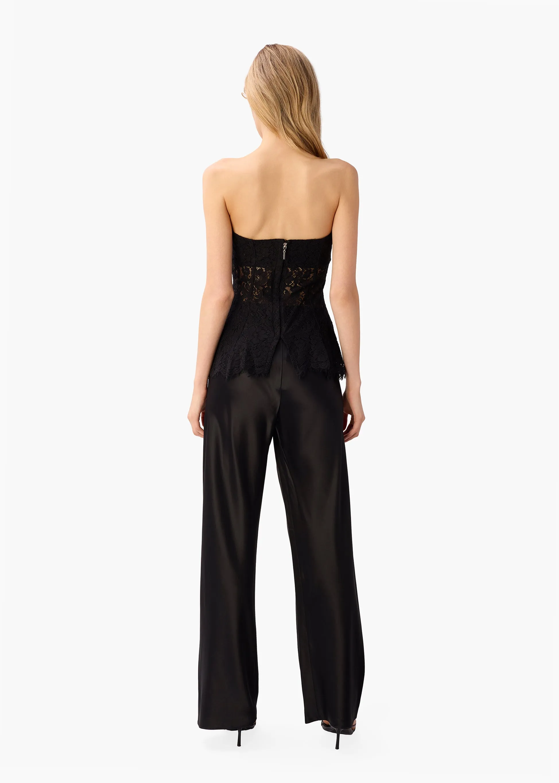 Bijou Strapless Lace Top Black sold by CAMI product image thumbnail 5