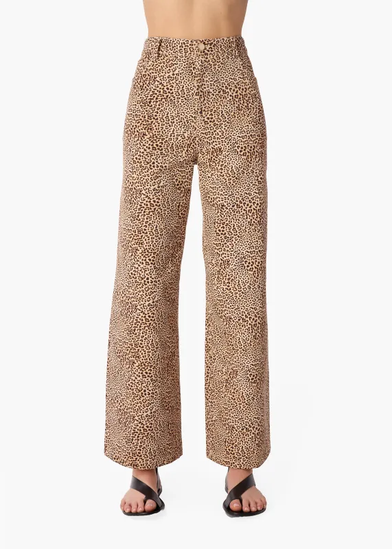 Niko High Rise Bull Denim Pant Leo made by CAMI