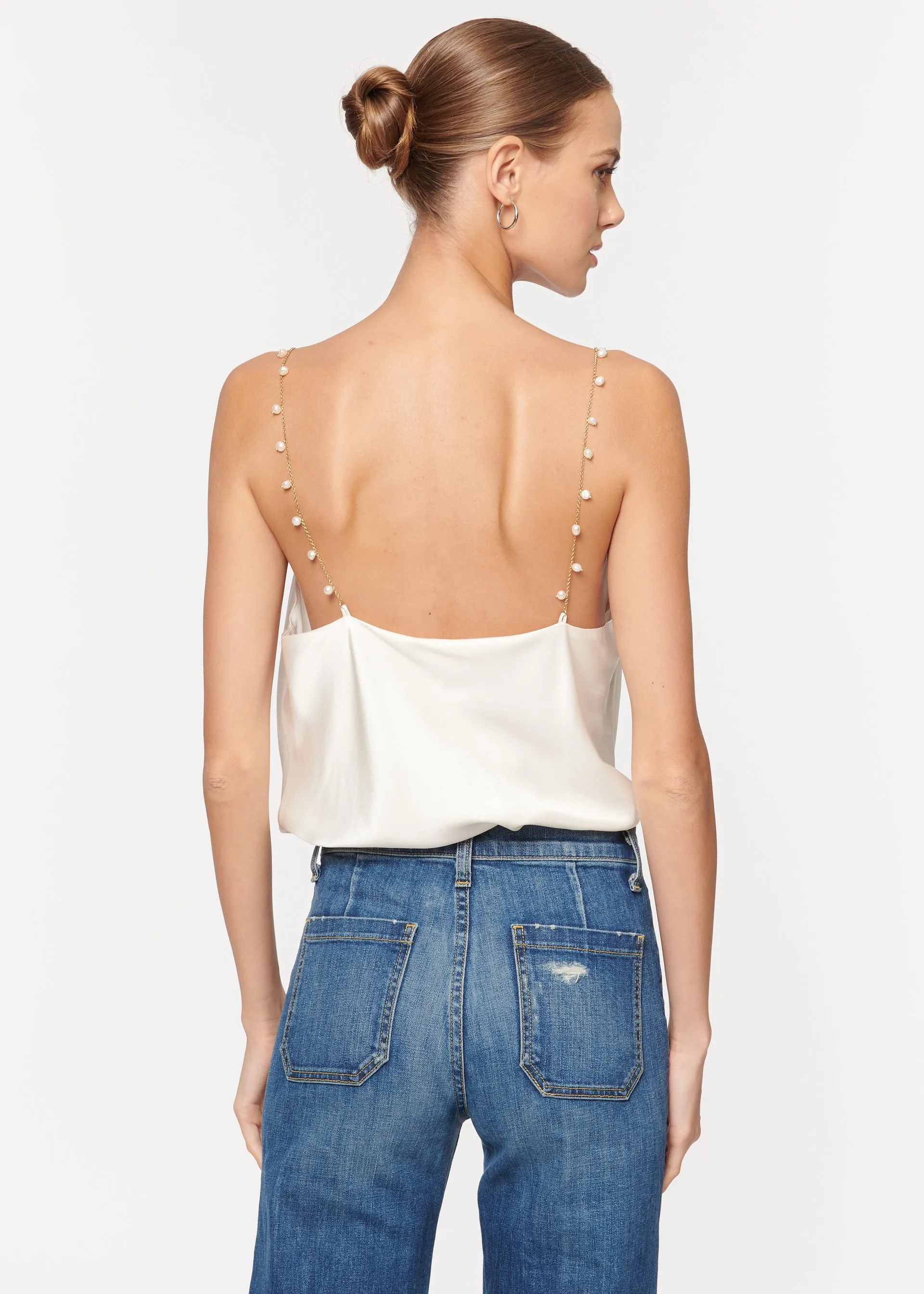 Busy Camisole White sold by Cami NYC product image thumbnail 2