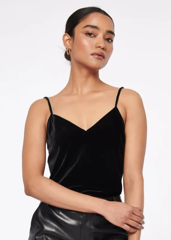 Vrinda Cami Black sold by Cami NYC