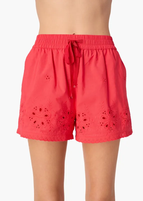 Jomi Mid Rise Cotton Short Candy Apple sold by CAMI