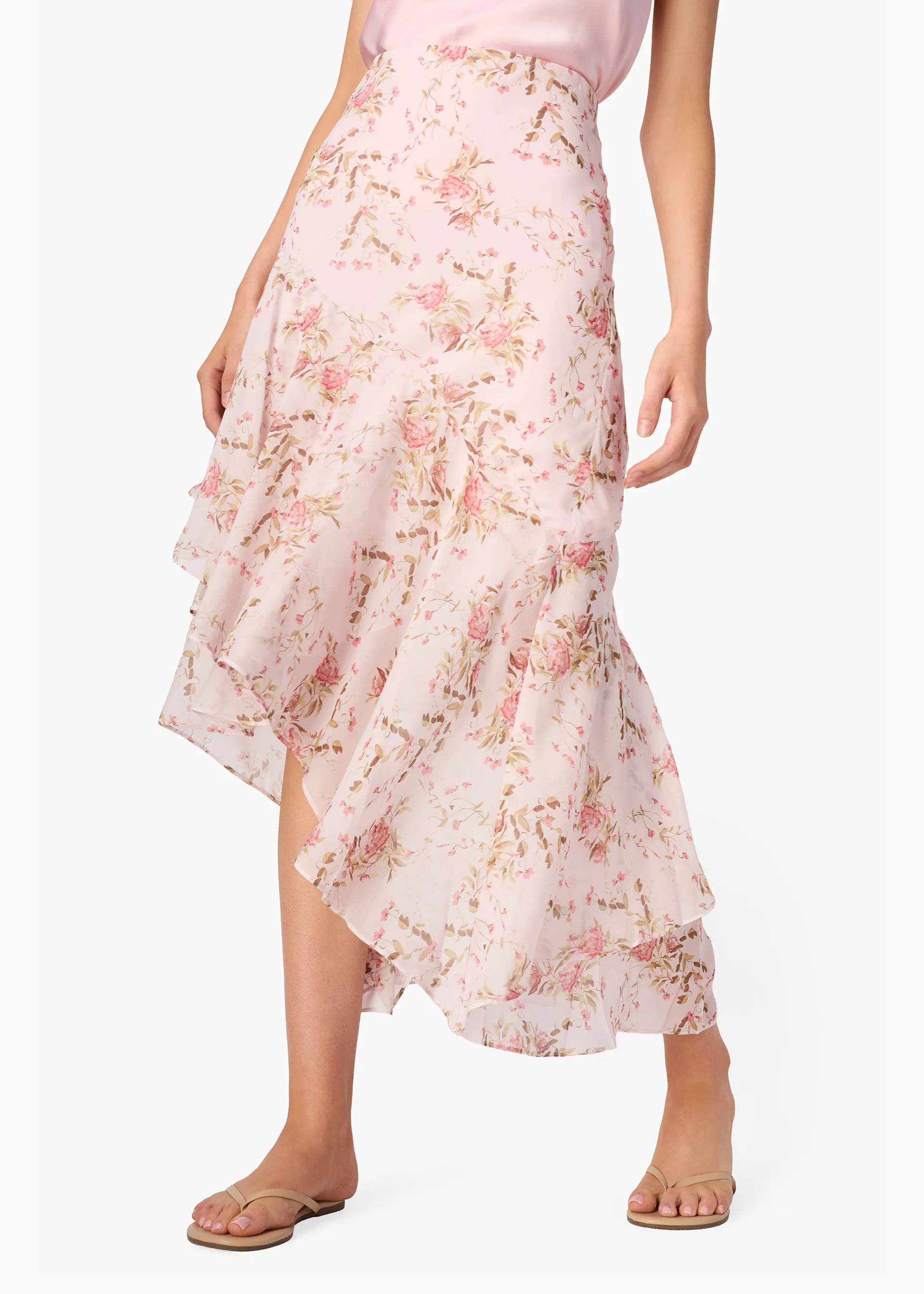 Yazmeena Chiffon Skirt Painted Petals sold by CAMI product image thumbnail 3