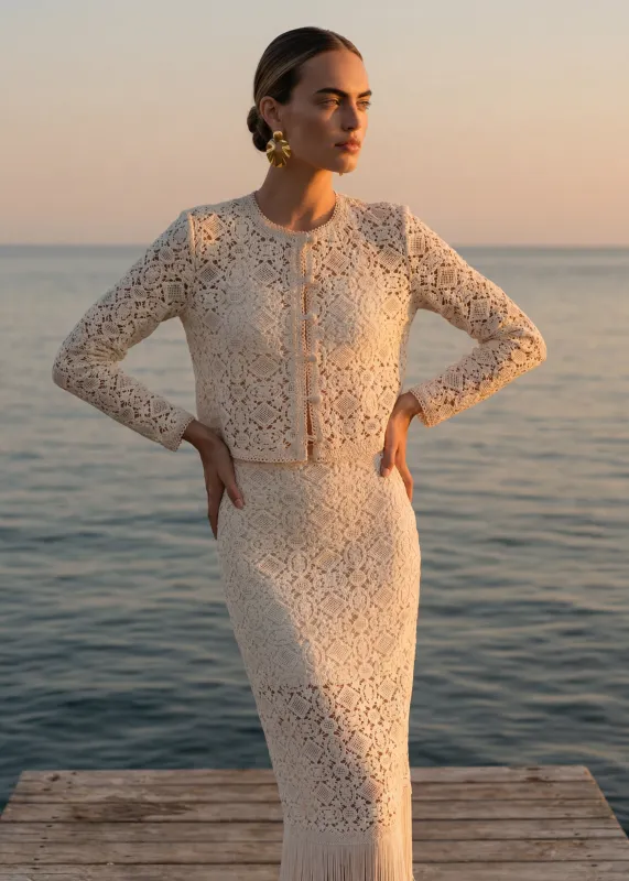 Kayseri Crochet Cardigan Ceramic made by CAMI