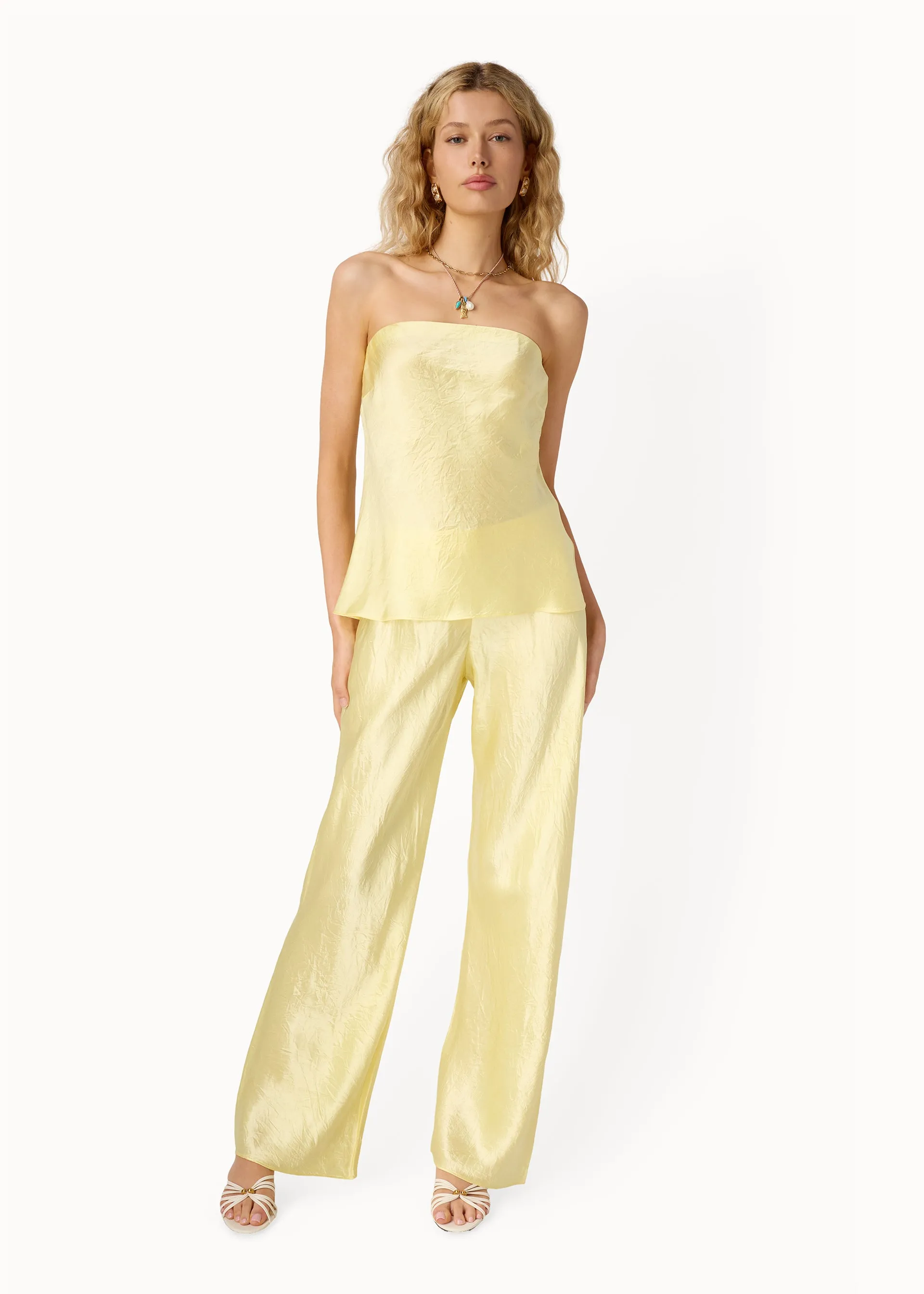 Palma Strapless Top Buttercup sold by CAMI product image thumbnail 2