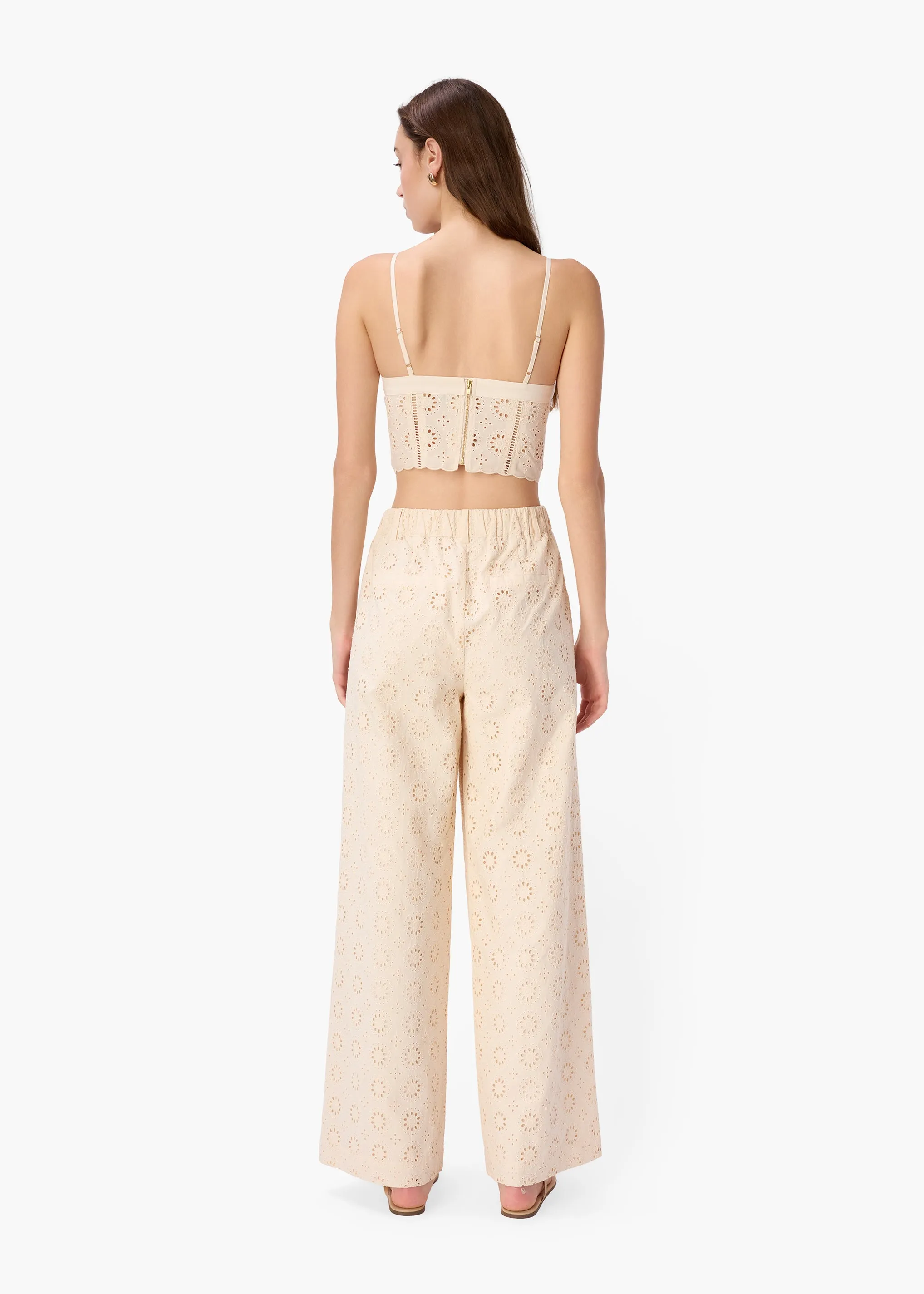 Sabia Cropped Corset Top Bone sold by CAMI product image thumbnail 5