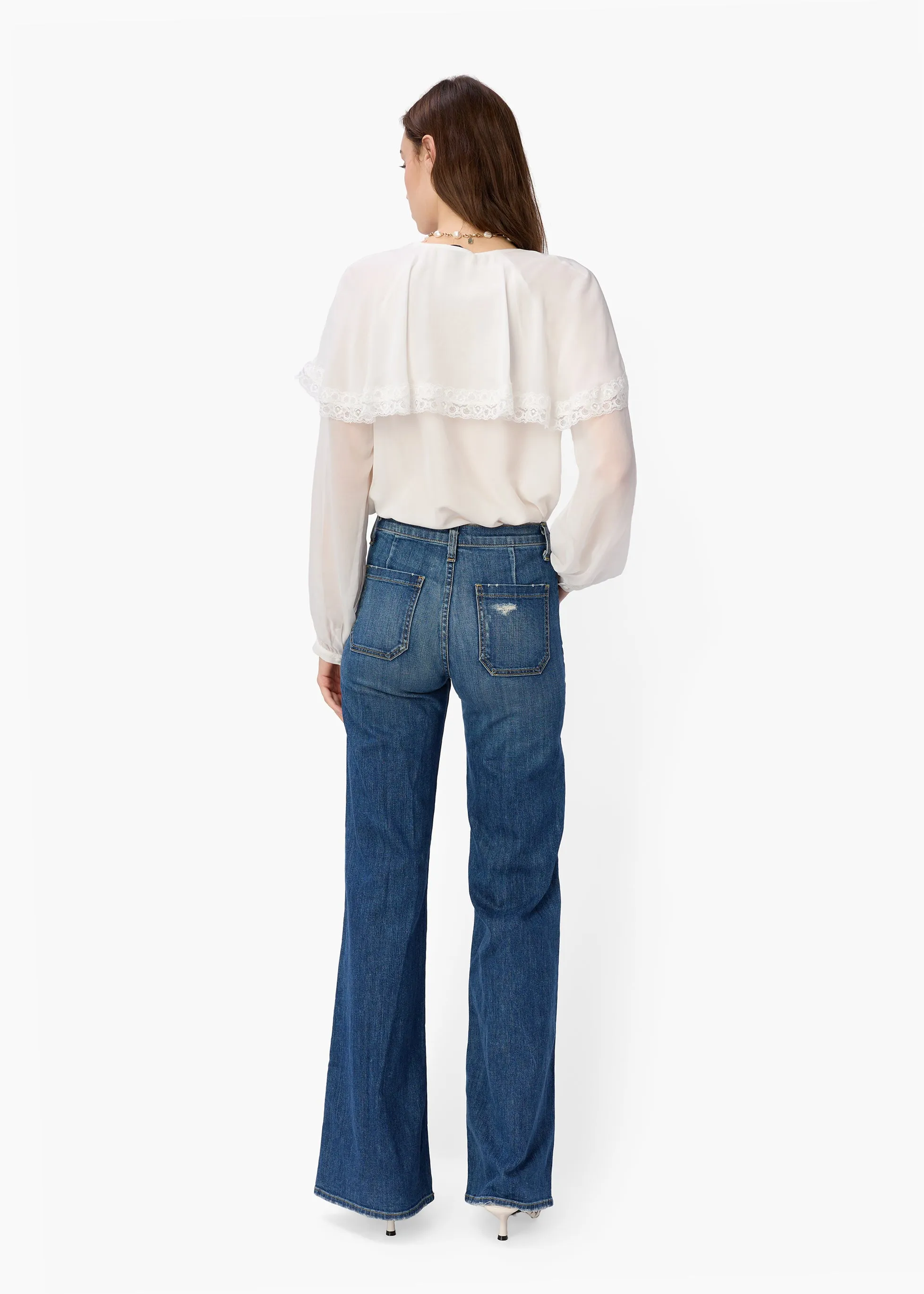 Marila Chiffon Blouse White sold by CAMI product image thumbnail 5