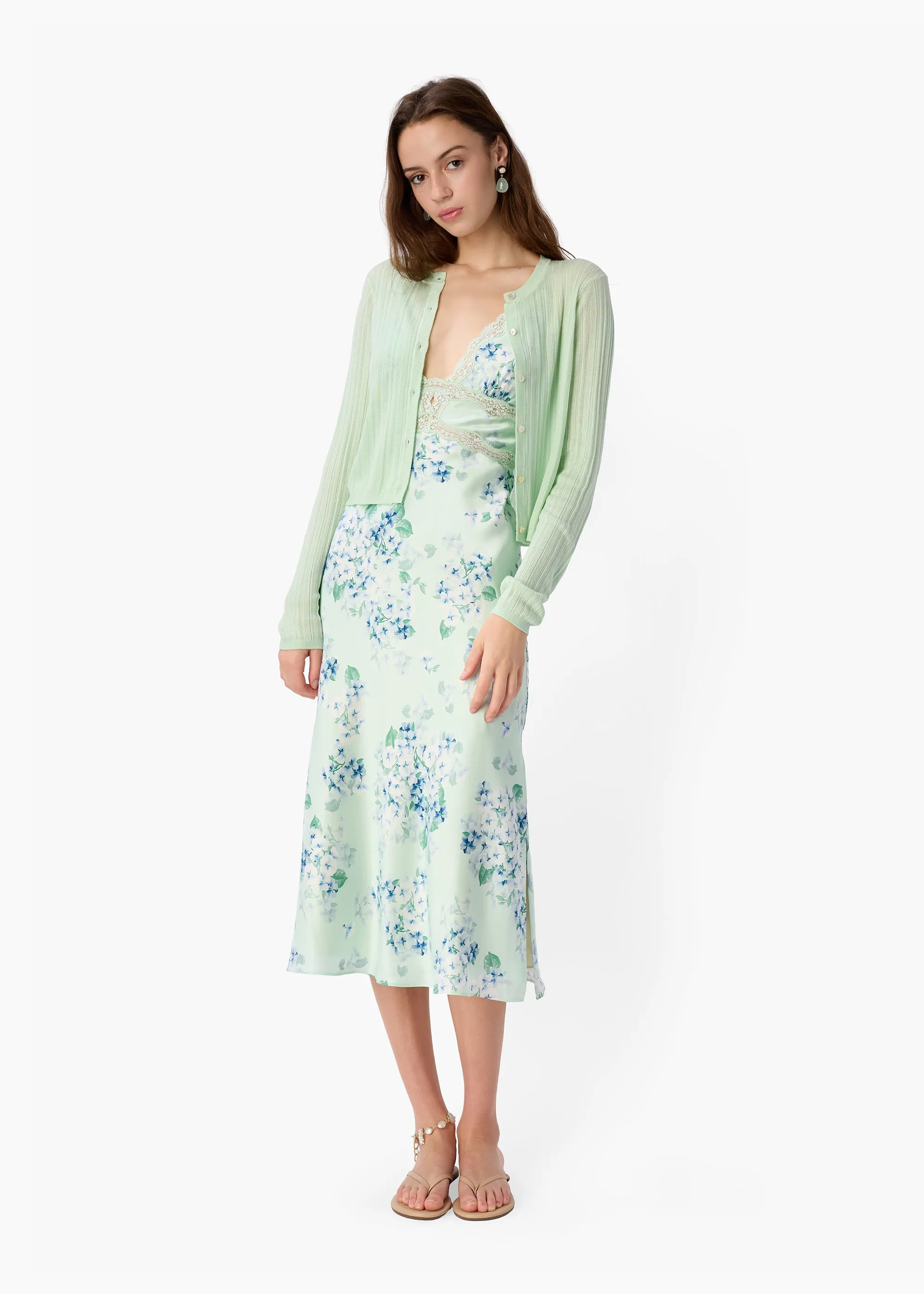 Maura Lightweight Cardigan Clearwater sold by CAMI product image thumbnail 2