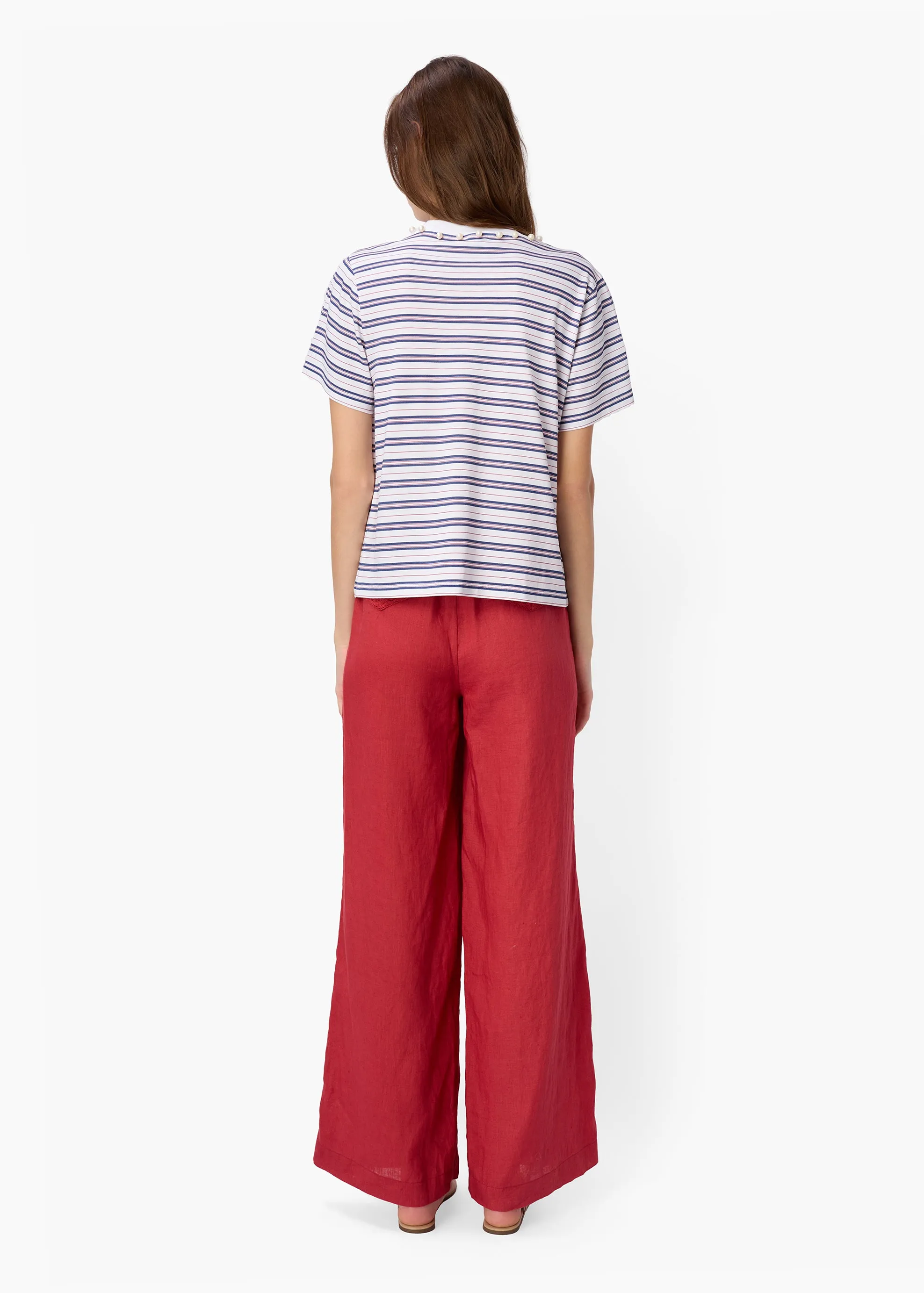 Mattea Cotton Tee Sailor Stripe sold by CAMI product image thumbnail 4