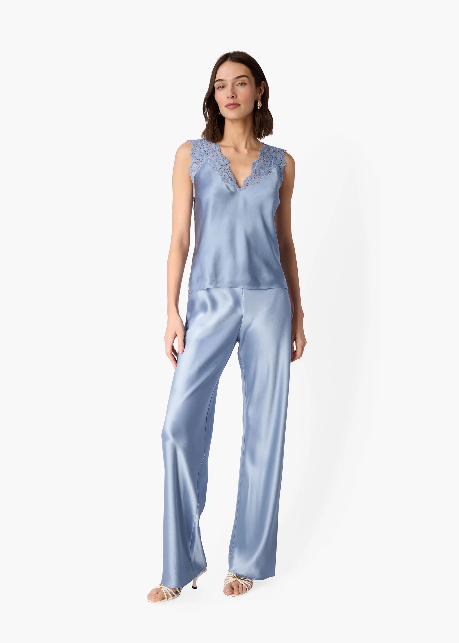 Ola Silk Camisole Mist sold by CAMI product image thumbnail 2