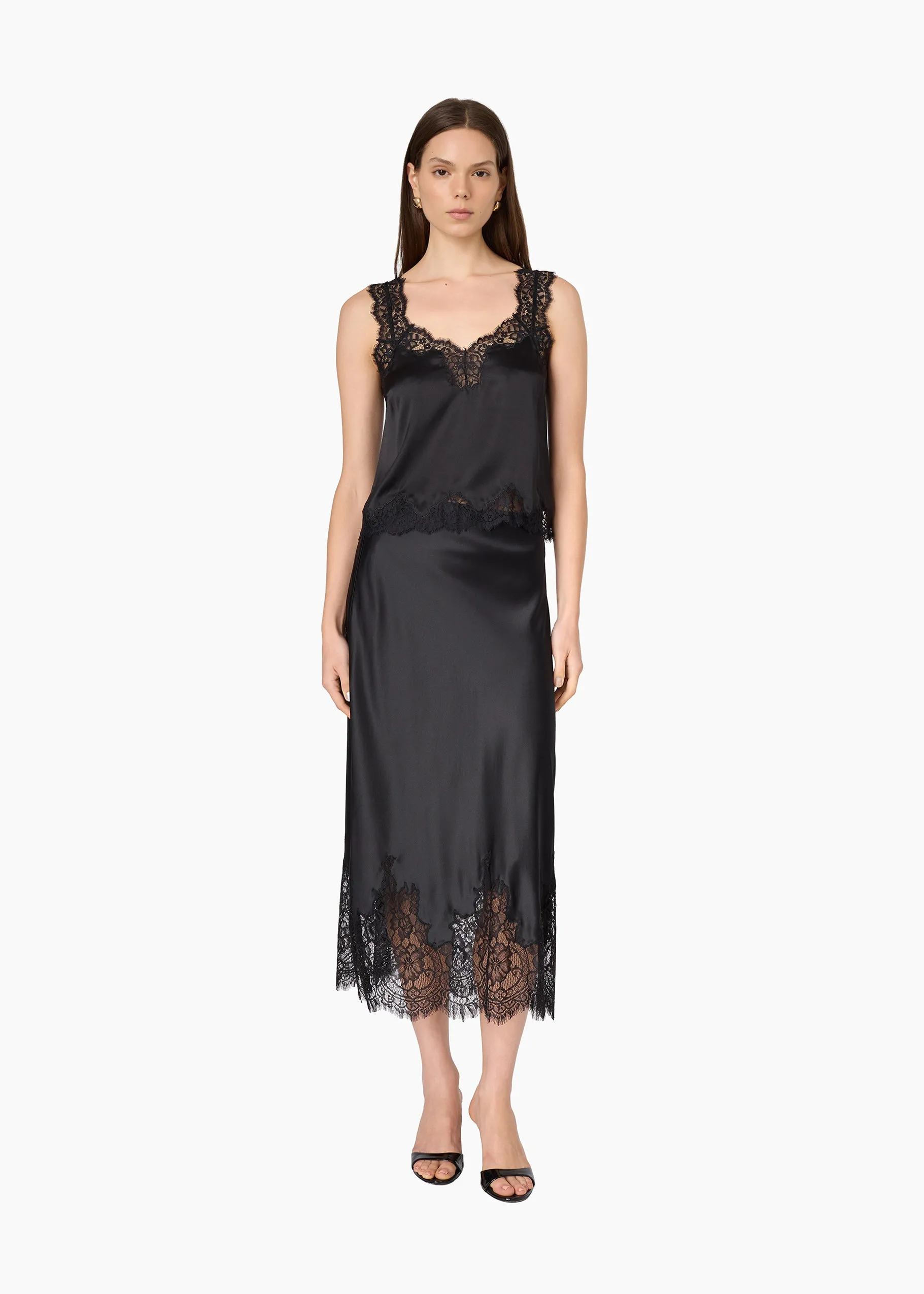 Tony Silk Camisole Black sold by CAMI product image thumbnail 2