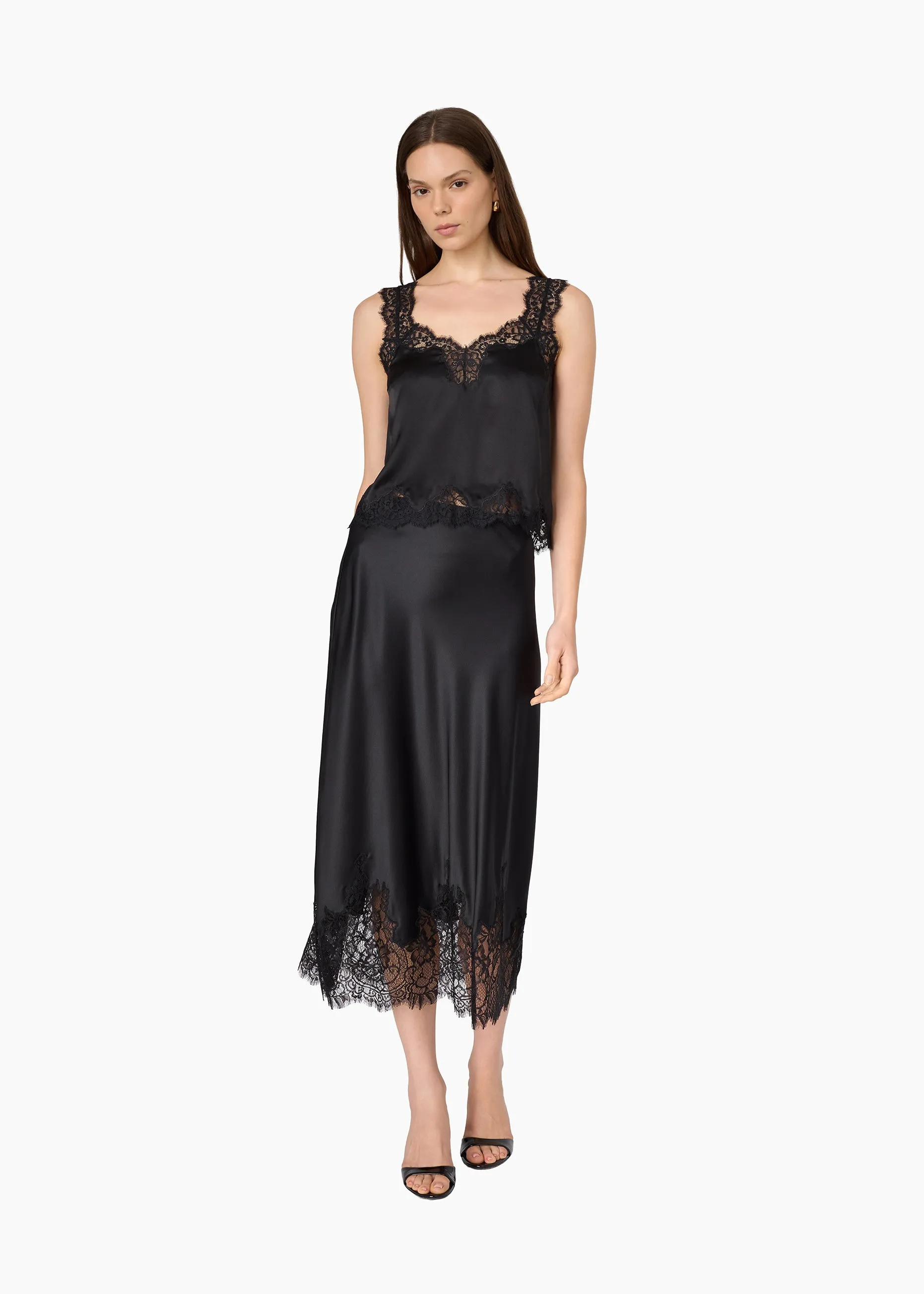 Tony Silk Camisole Black sold by CAMI product image thumbnail 4