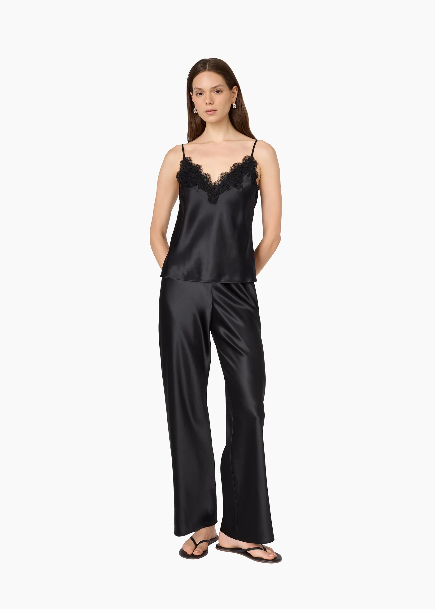 Annika Silk Camisole Black sold by CAMI product image thumbnail 4