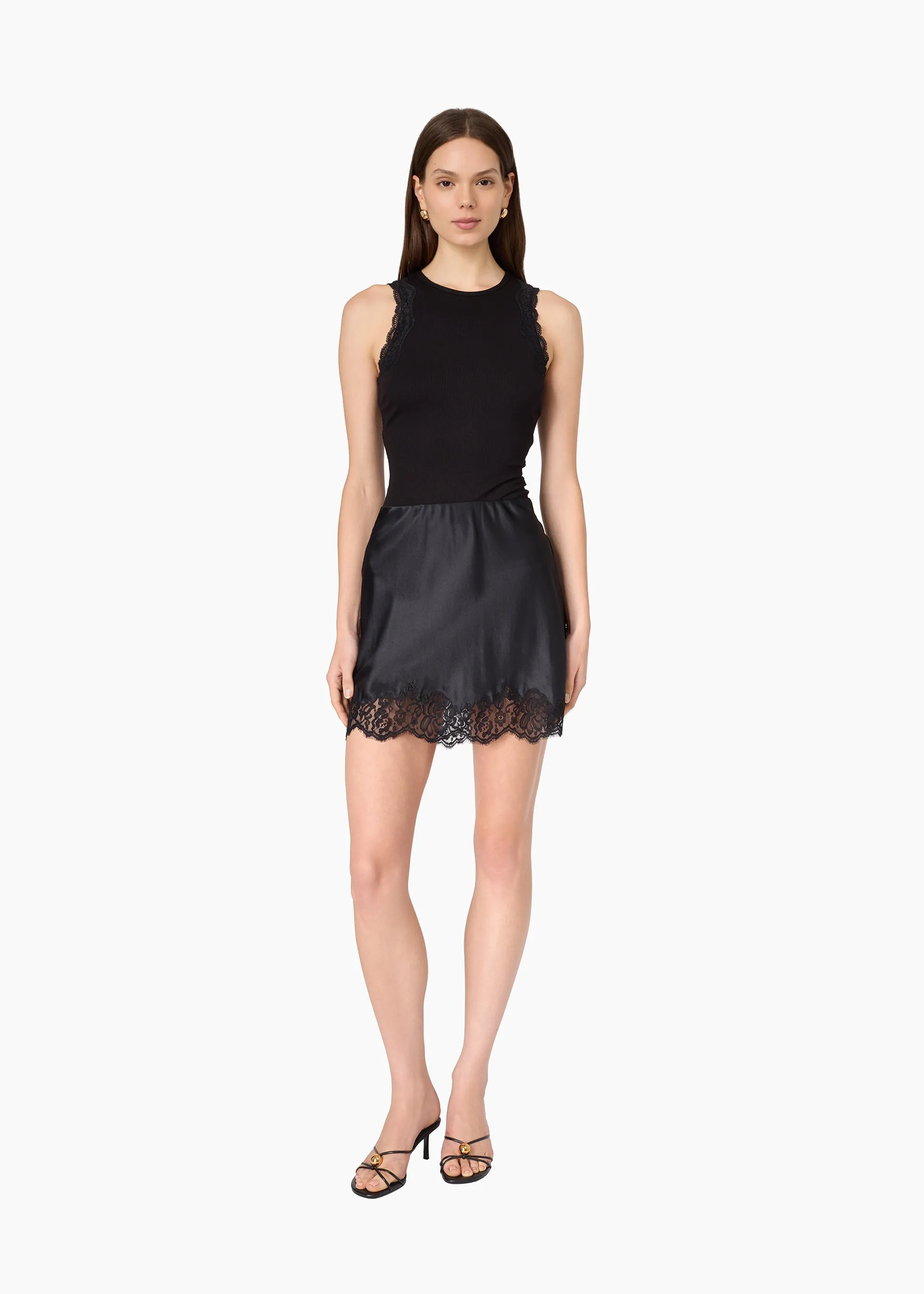 Rogers Silk Mini Skirt Black sold by CAMI product image thumbnail 4