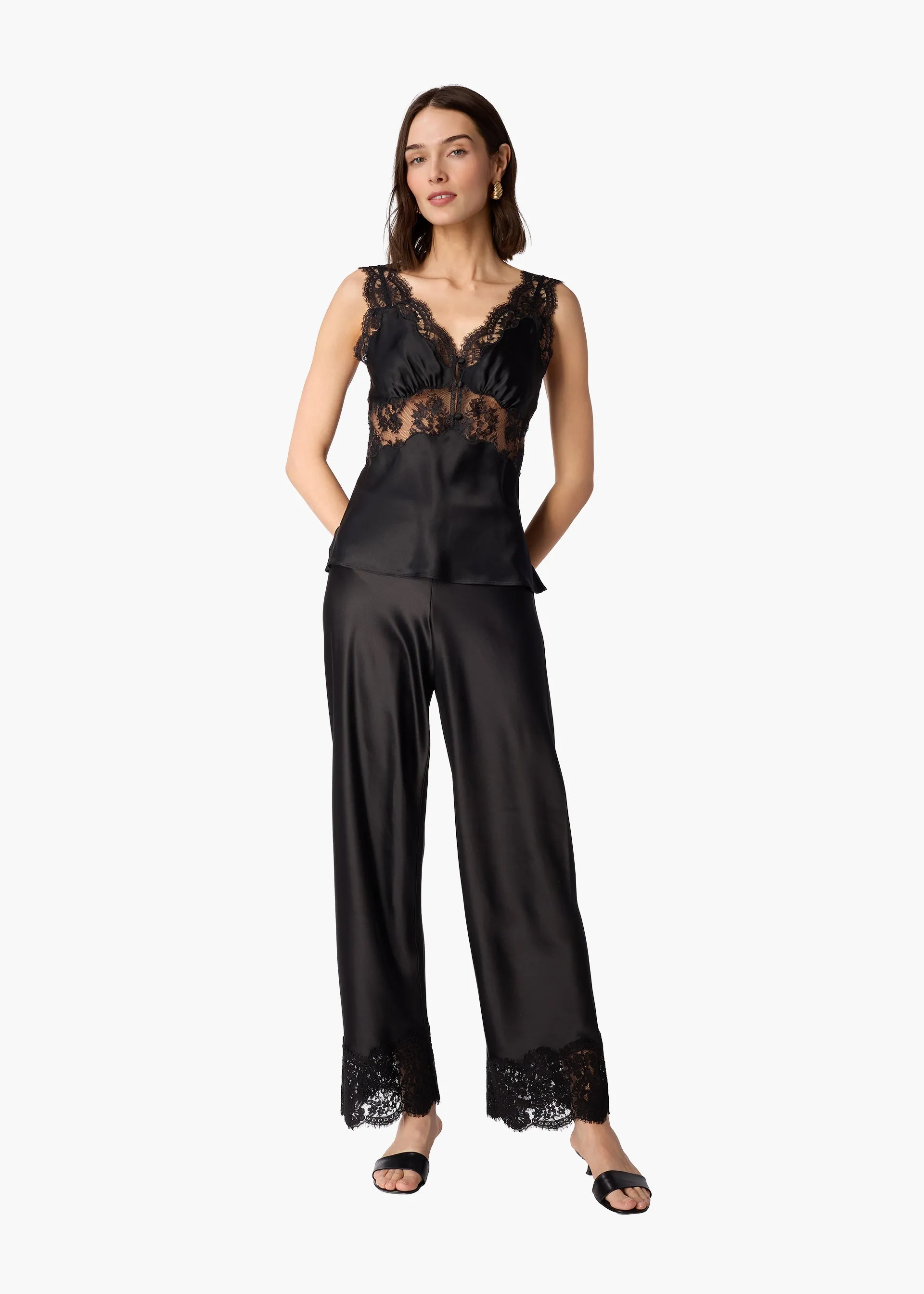 Ada Silk Camisole Black sold by CAMI product image thumbnail 2