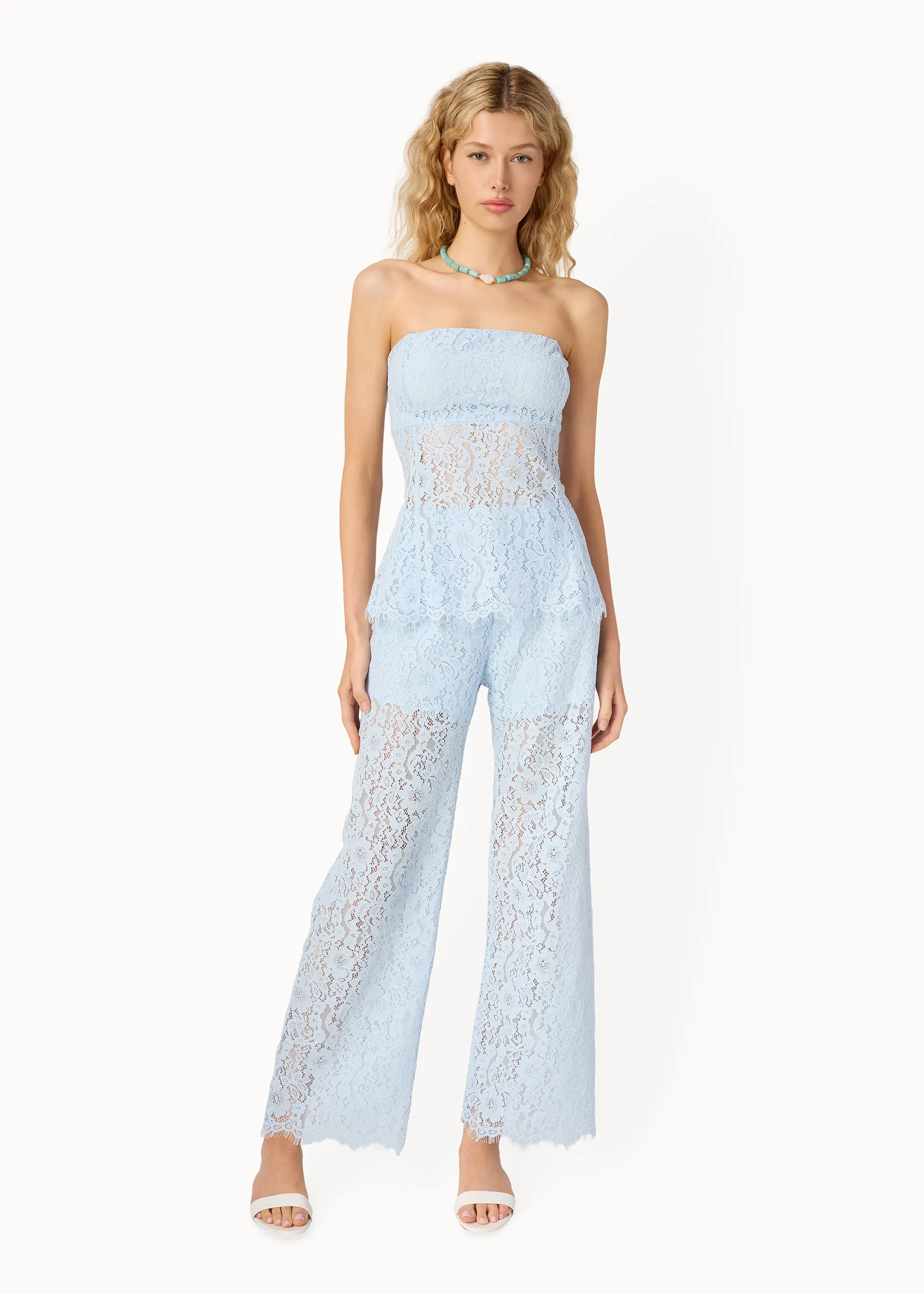 Bijou Strapless Lace Top Dew sold by CAMI product image thumbnail 3