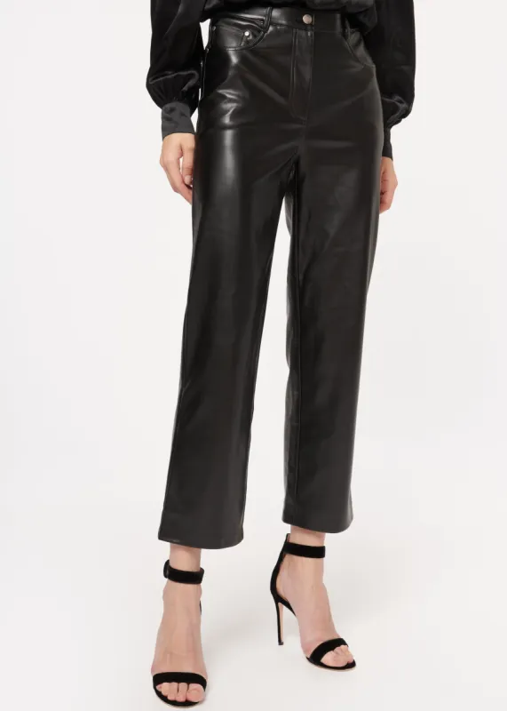 Hanie Vegan Leather Pant Black sold by Cami NYC