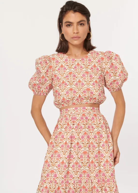 Flor Crop Top Wallpaper Floral made by CAMI