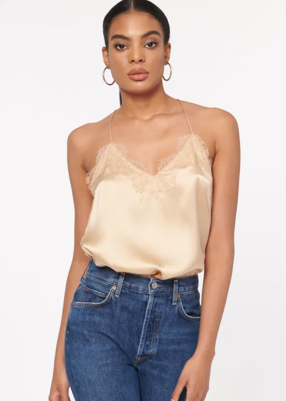 Racer Charmeuse Cami Soy sold by Cami NYC