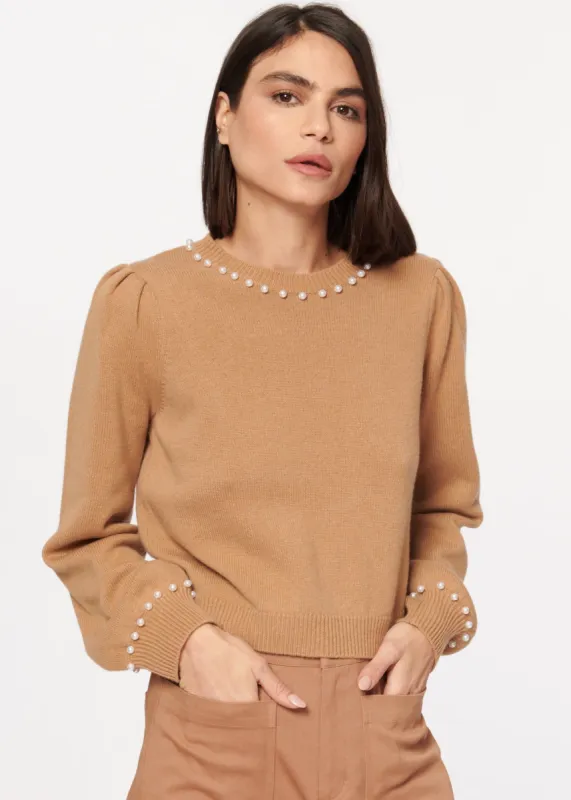 Luciana Sweater Caramel sold by Cami NYC