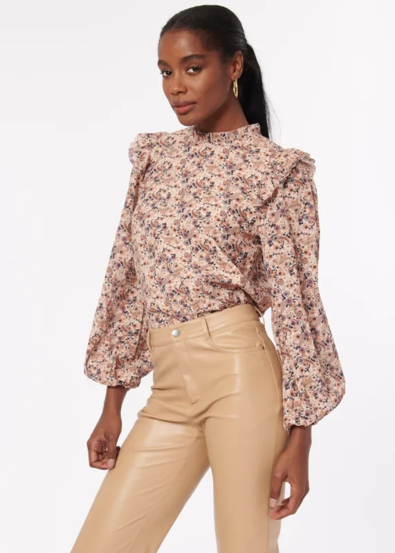 Georgine Top Autumn Paisley sold by Cami NYC