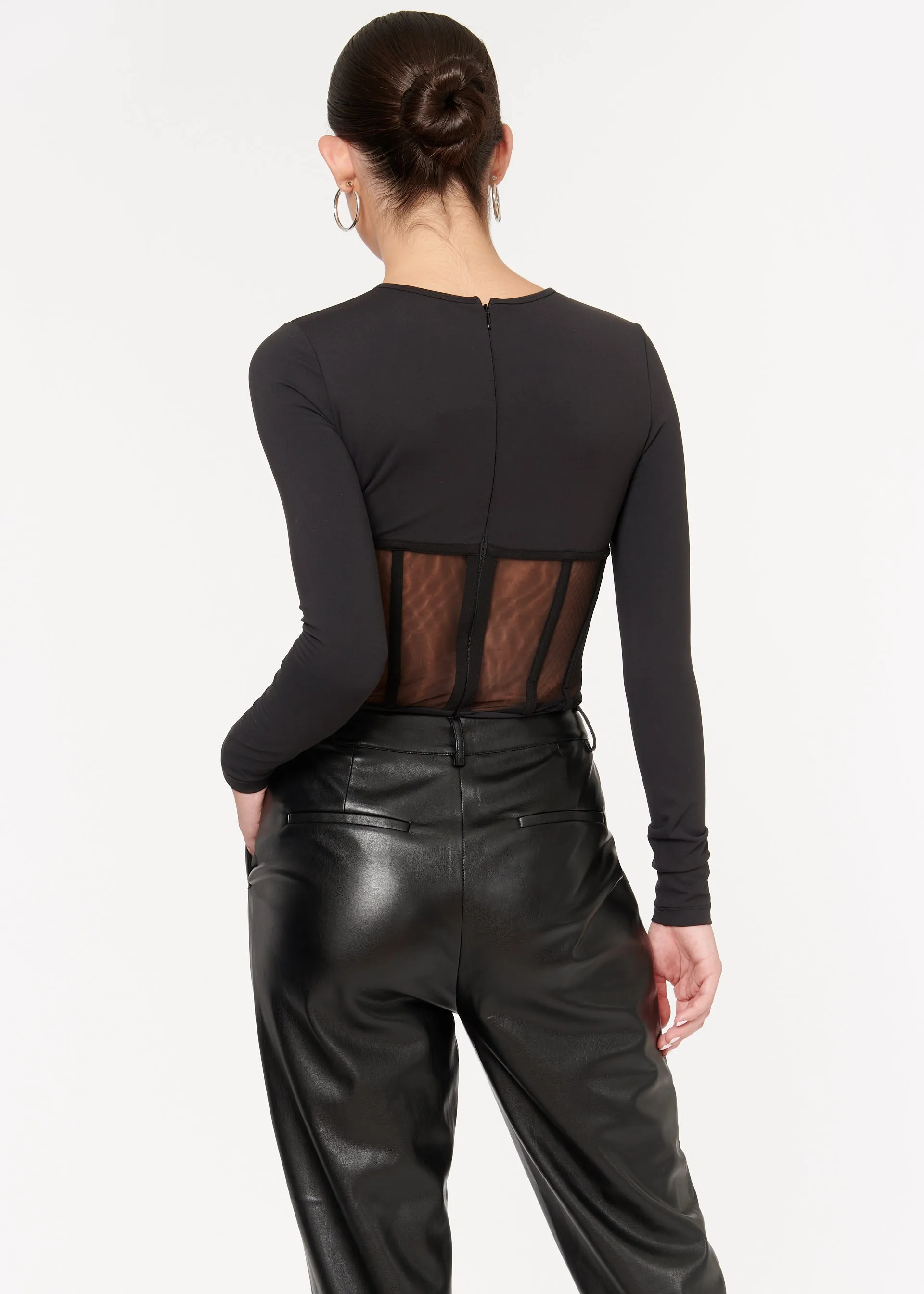 Zoma Bodysuit Black sold by Cami NYC product image thumbnail 3