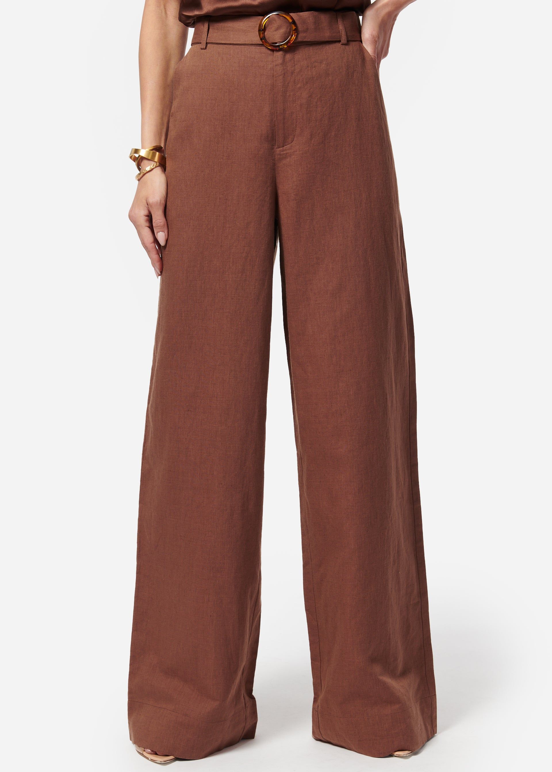 Radha Pant Coconut sold by Cami NYC