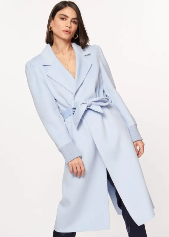 Emersyn Coat Halogen Blue sold by Cami NYC
