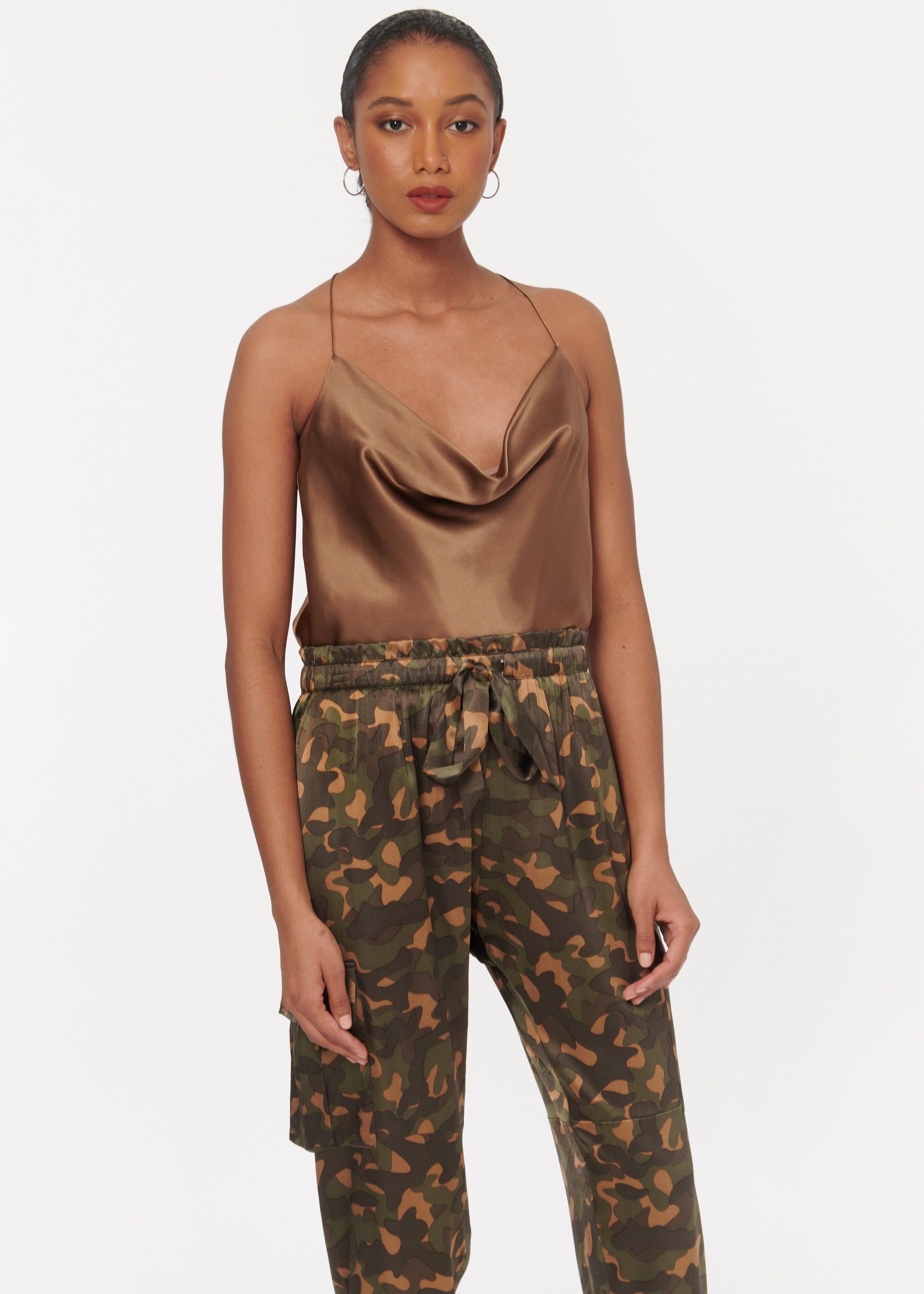 Carmen Cargo Pant Classic Camo sold by Cami NYC product image thumbnail 2