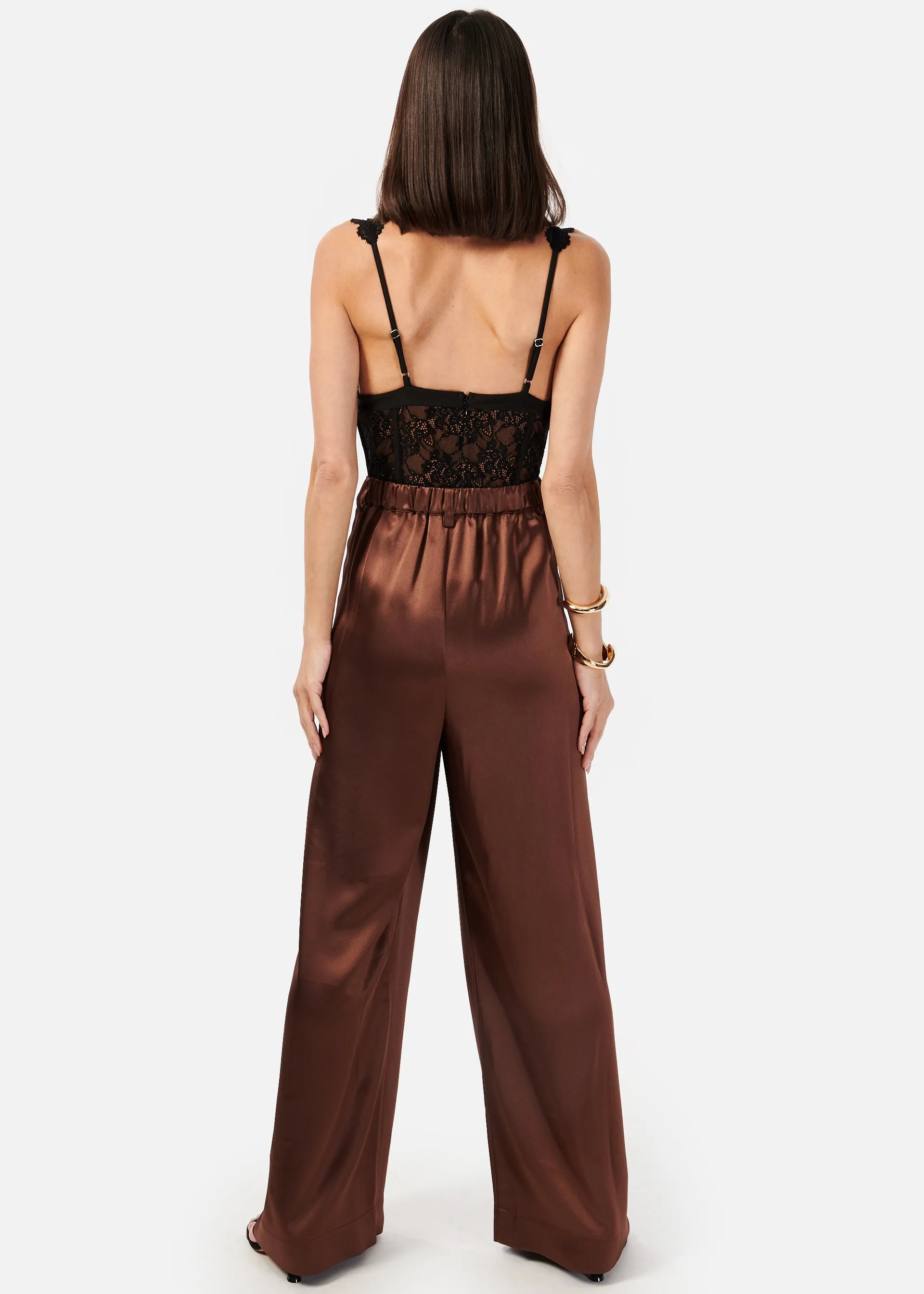 Davina Wide Leg Pant Coconut sold by Cami NYC product image thumbnail 3
