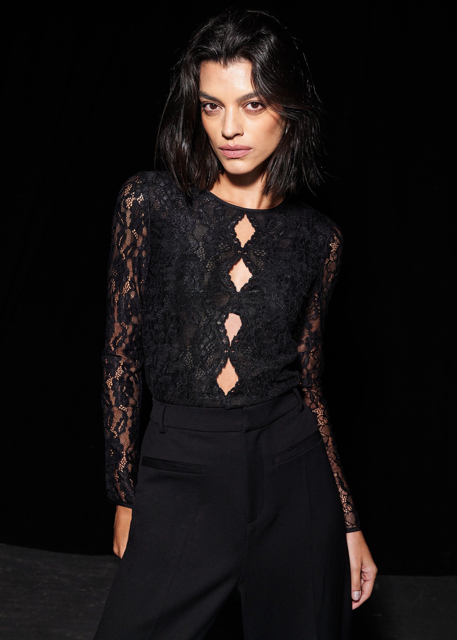 Josefina Top Black sold by Cami NYC product image thumbnail 4