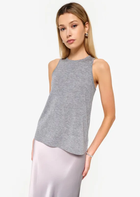 Milo Knit Top Alloy sold by Cami NYC