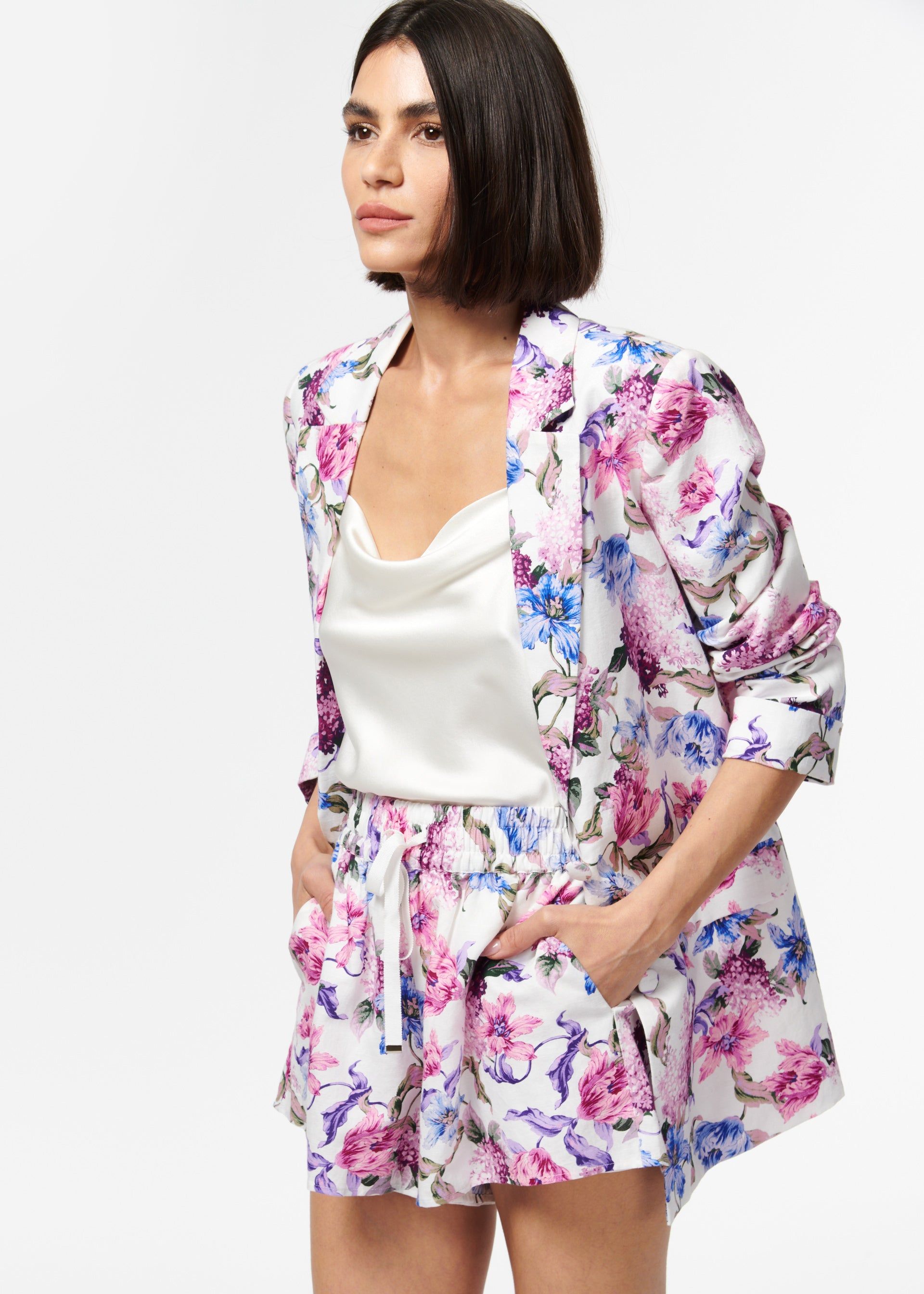 Owen Linen Blazer Clematis sold by Cami NYC product image thumbnail 3