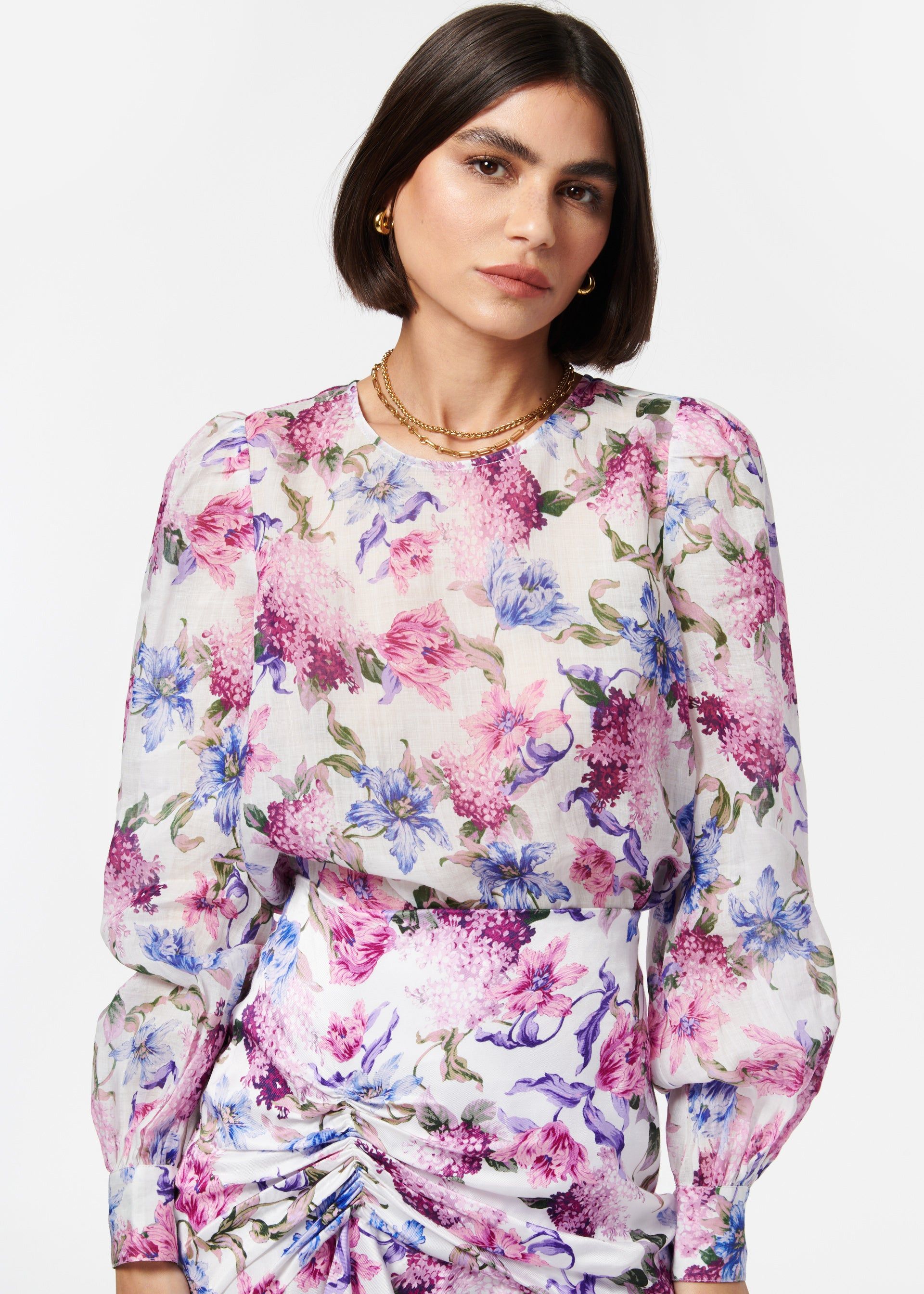 Vivi Top Clematis sold by Cami NYC product image thumbnail 4