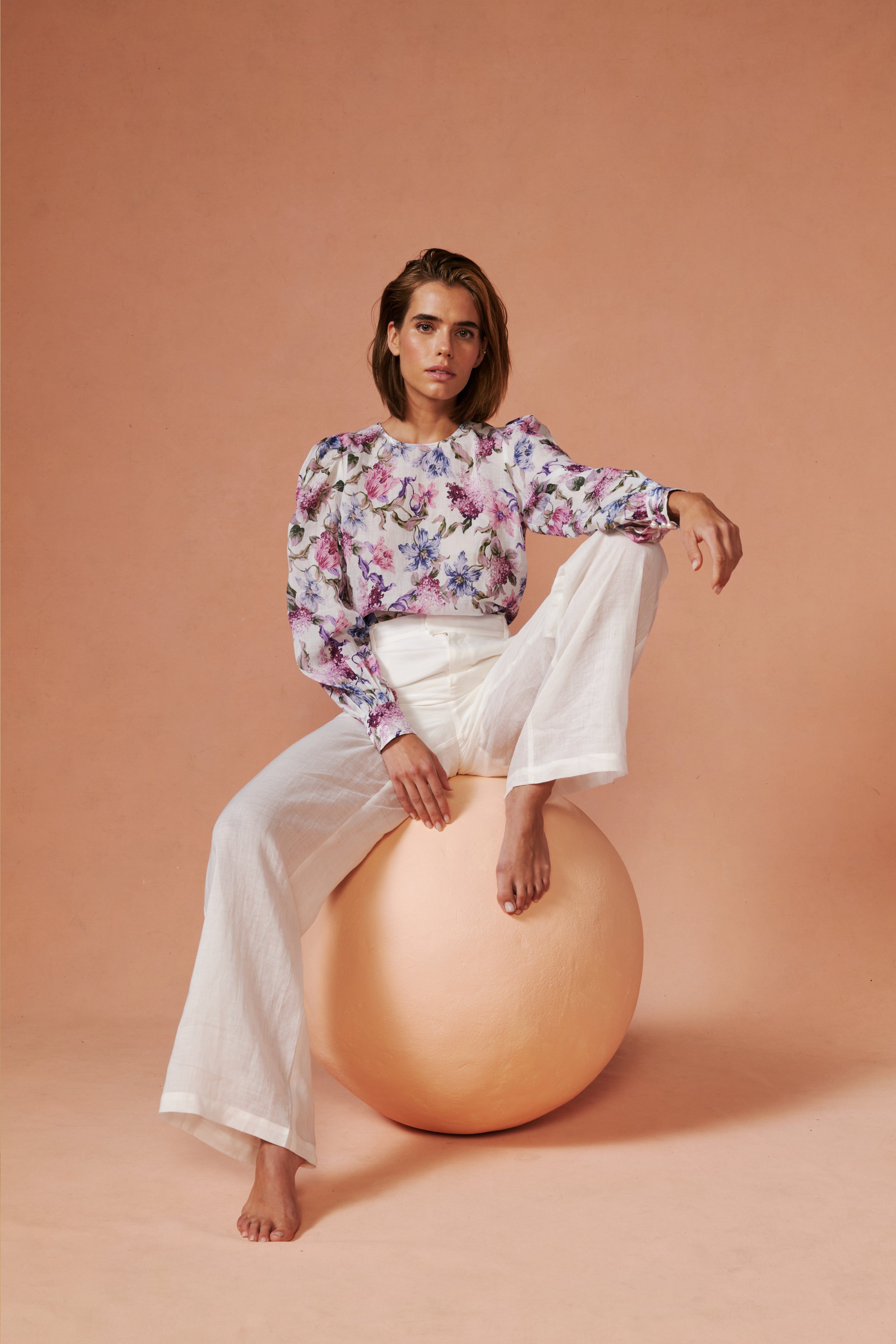 Vivi Top Clematis sold by Cami NYC product image thumbnail 2