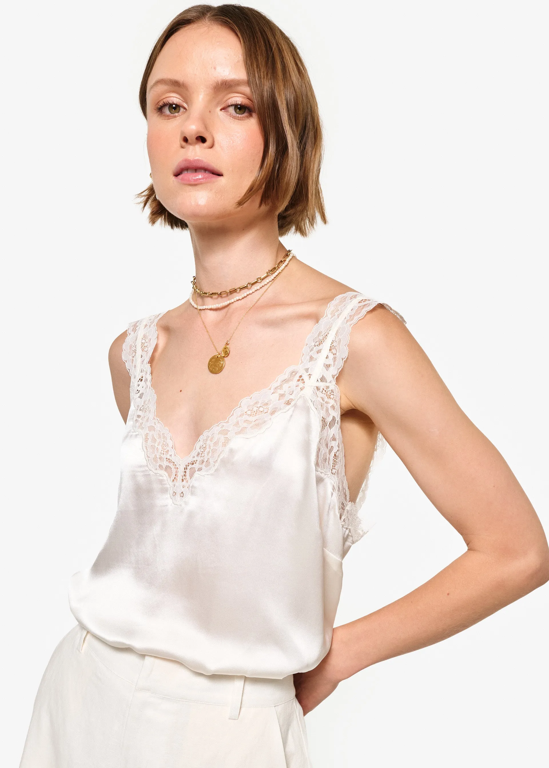 Fernanda Camisole Macadamia sold by CAMI product image thumbnail 2