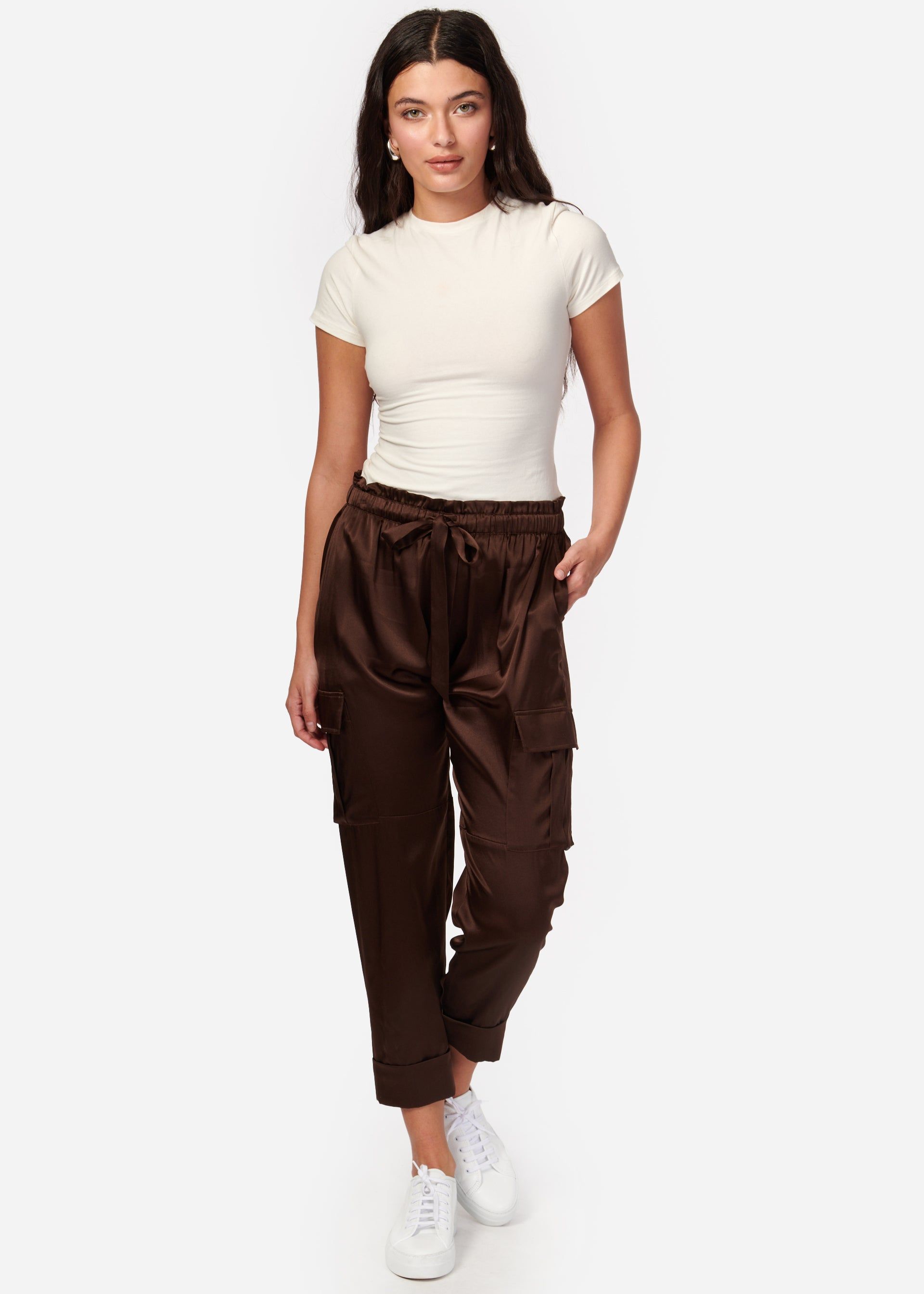 Carmen Cargo Pant Clove sold by Cami NYC product image thumbnail 2