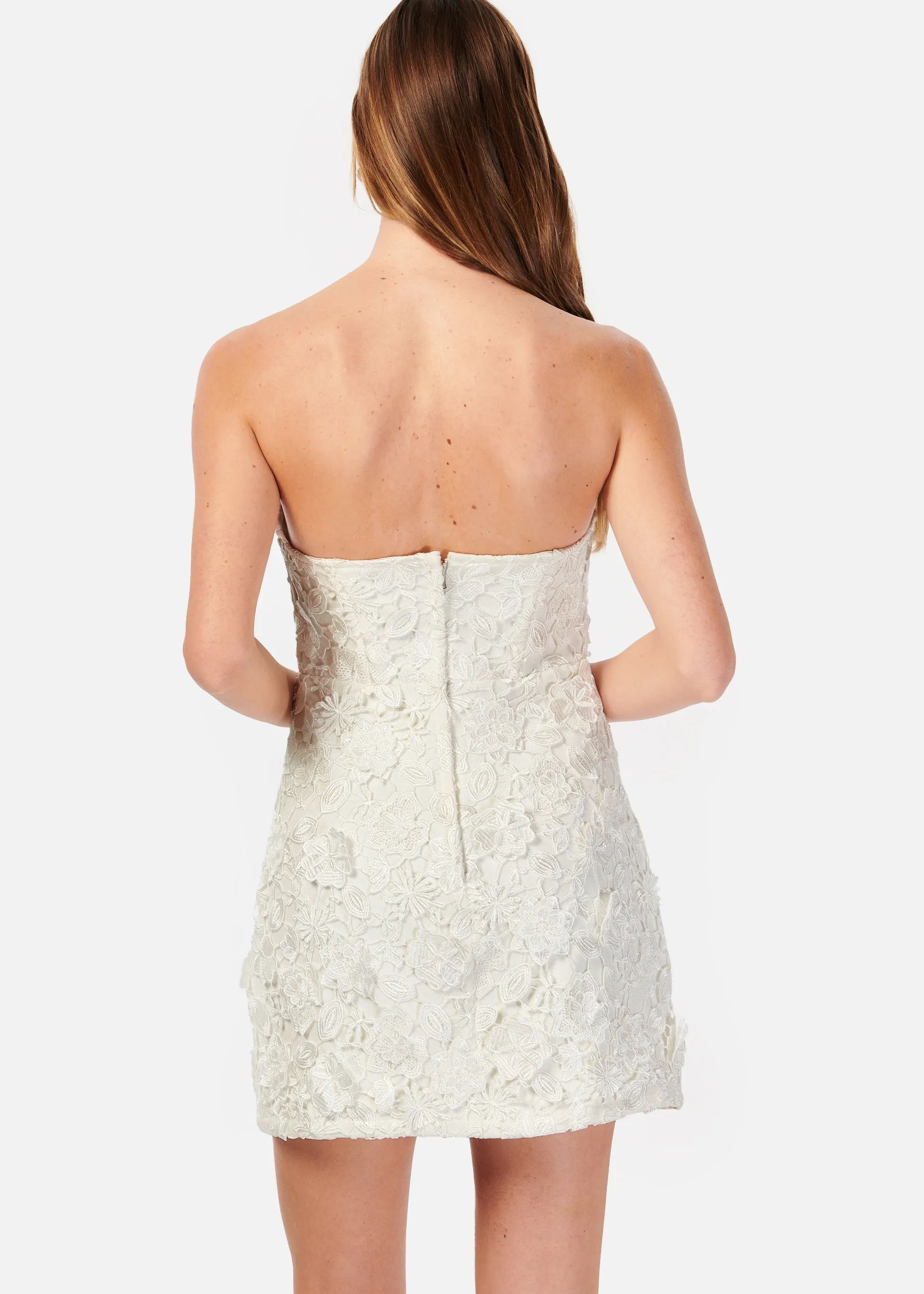 Amina Mini Dress White sold by Cami NYC product image thumbnail 4