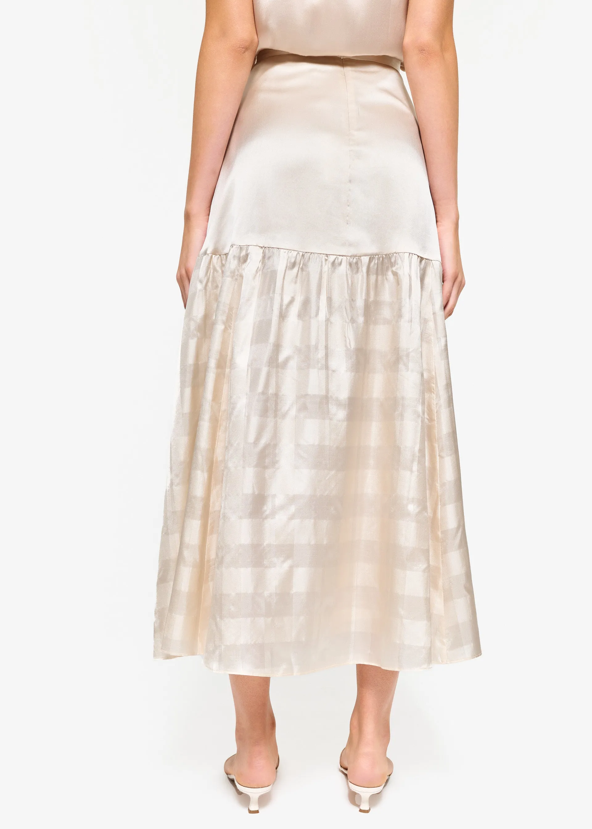 Roxana Skirt Oat sold by Cami NYC product image thumbnail 5