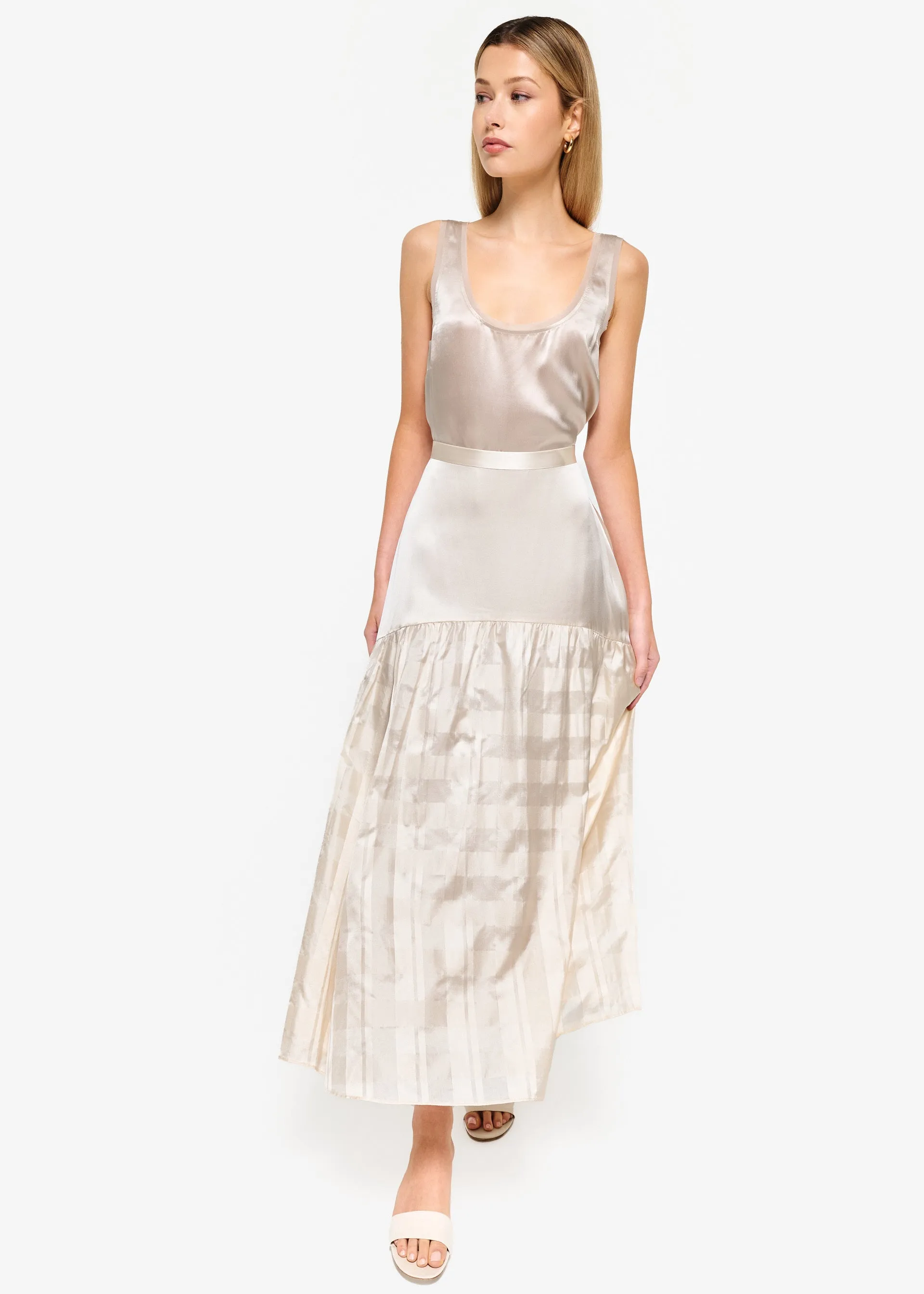 Roxana Skirt Oat sold by Cami NYC product image thumbnail 3