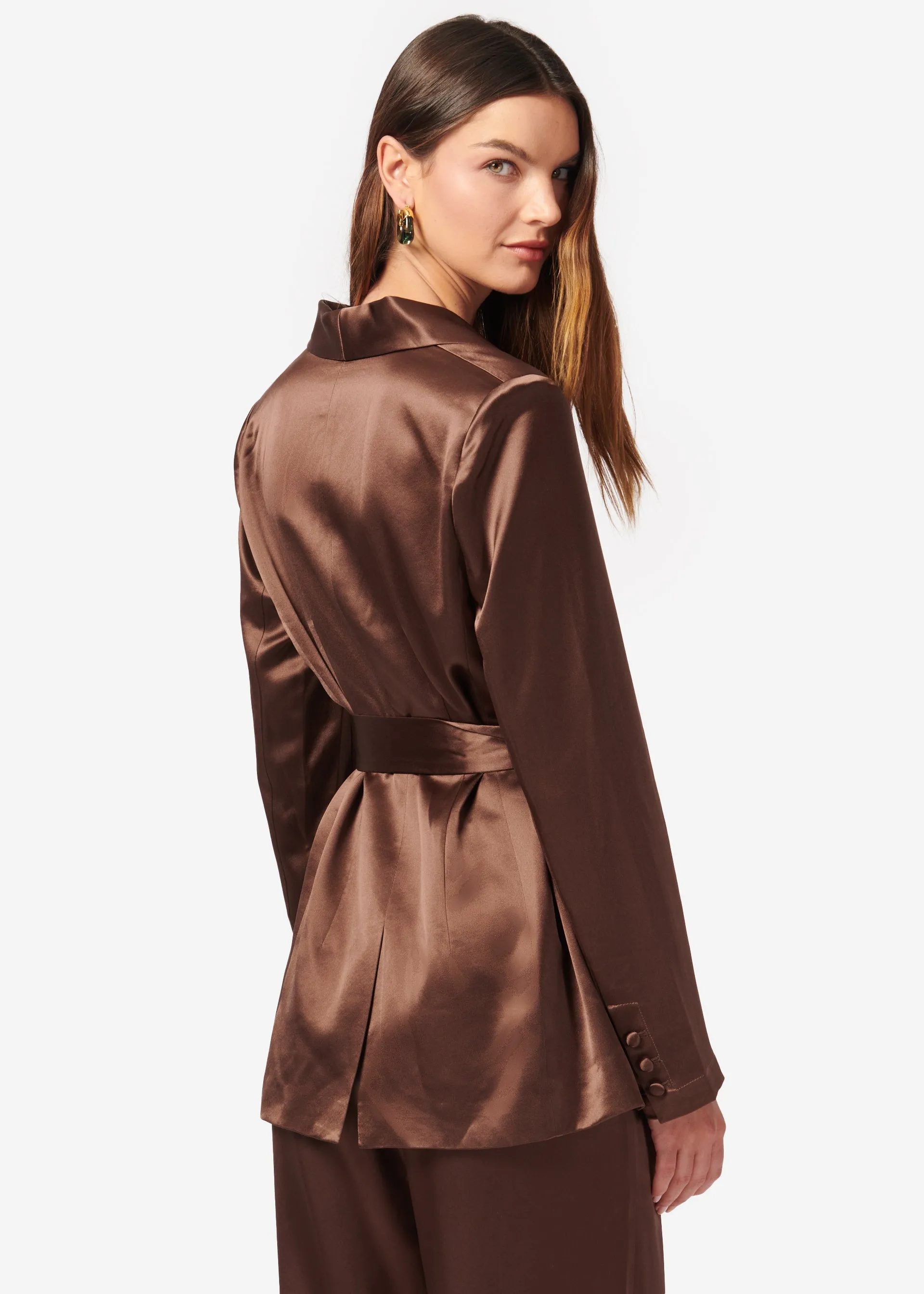 Nadira Blazer Coconut sold by Cami NYC product image thumbnail 4