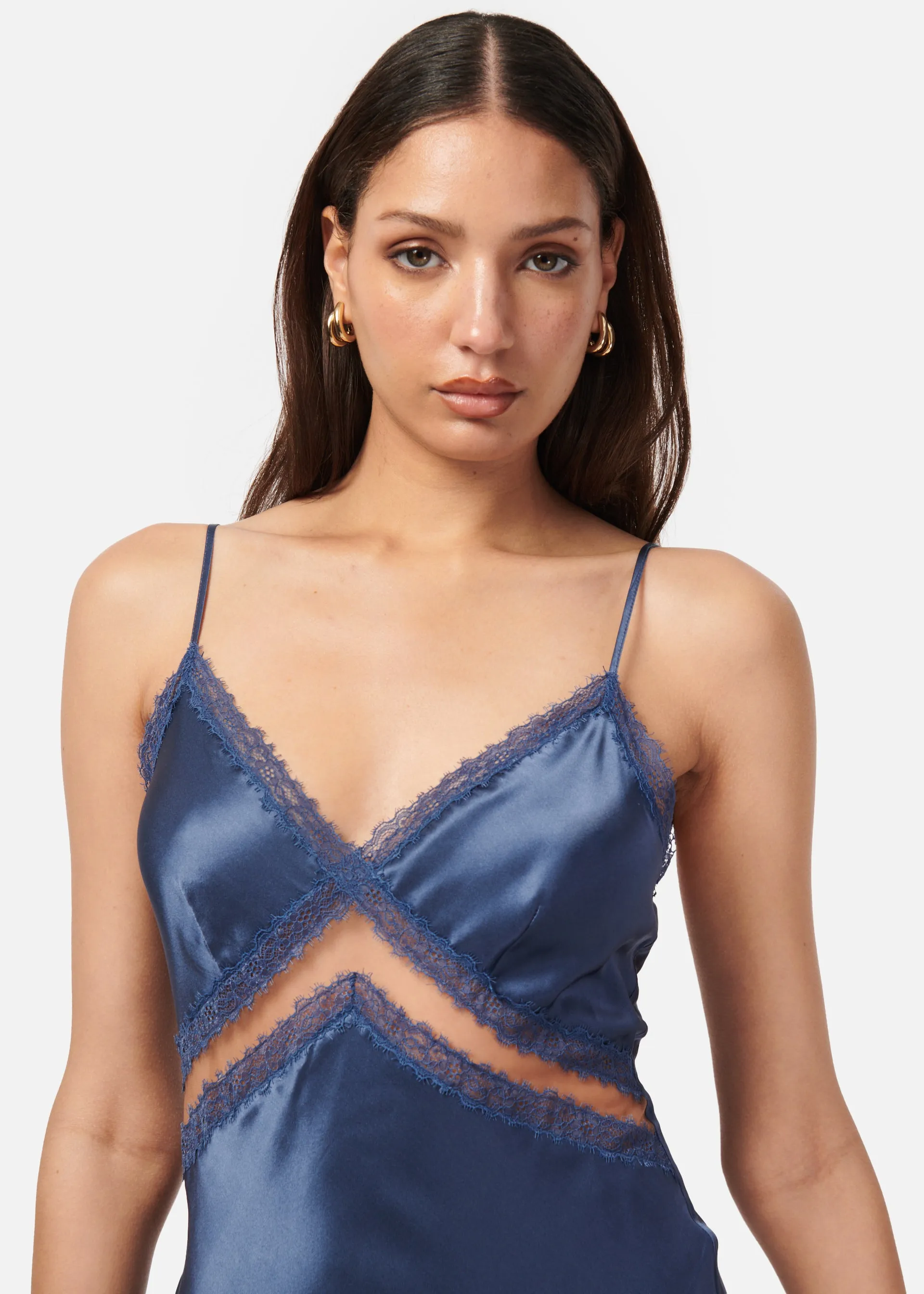 Delfina Dress Stonewash sold by Cami NYC product image thumbnail 5