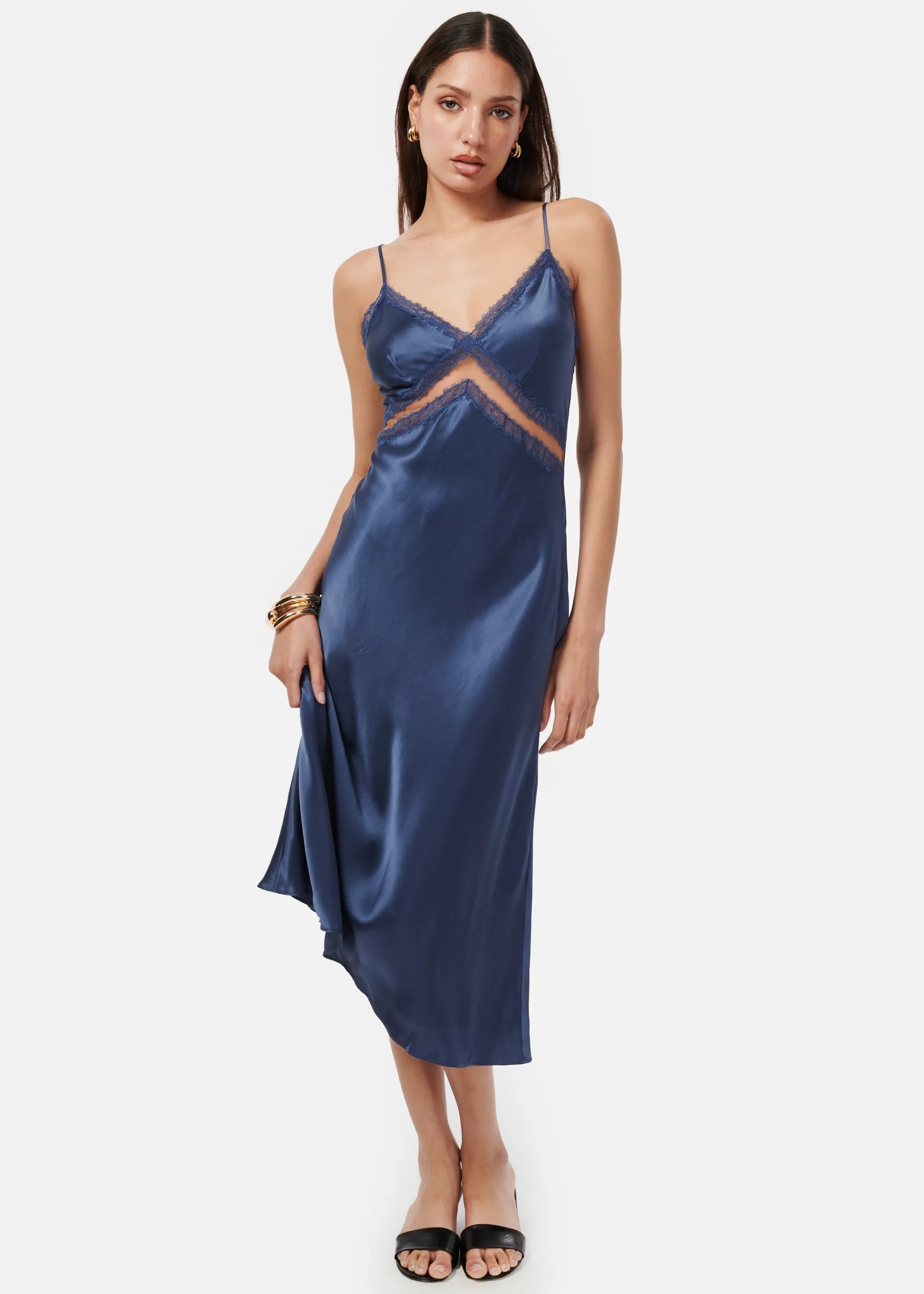 Delfina Dress Stonewash sold by Cami NYC