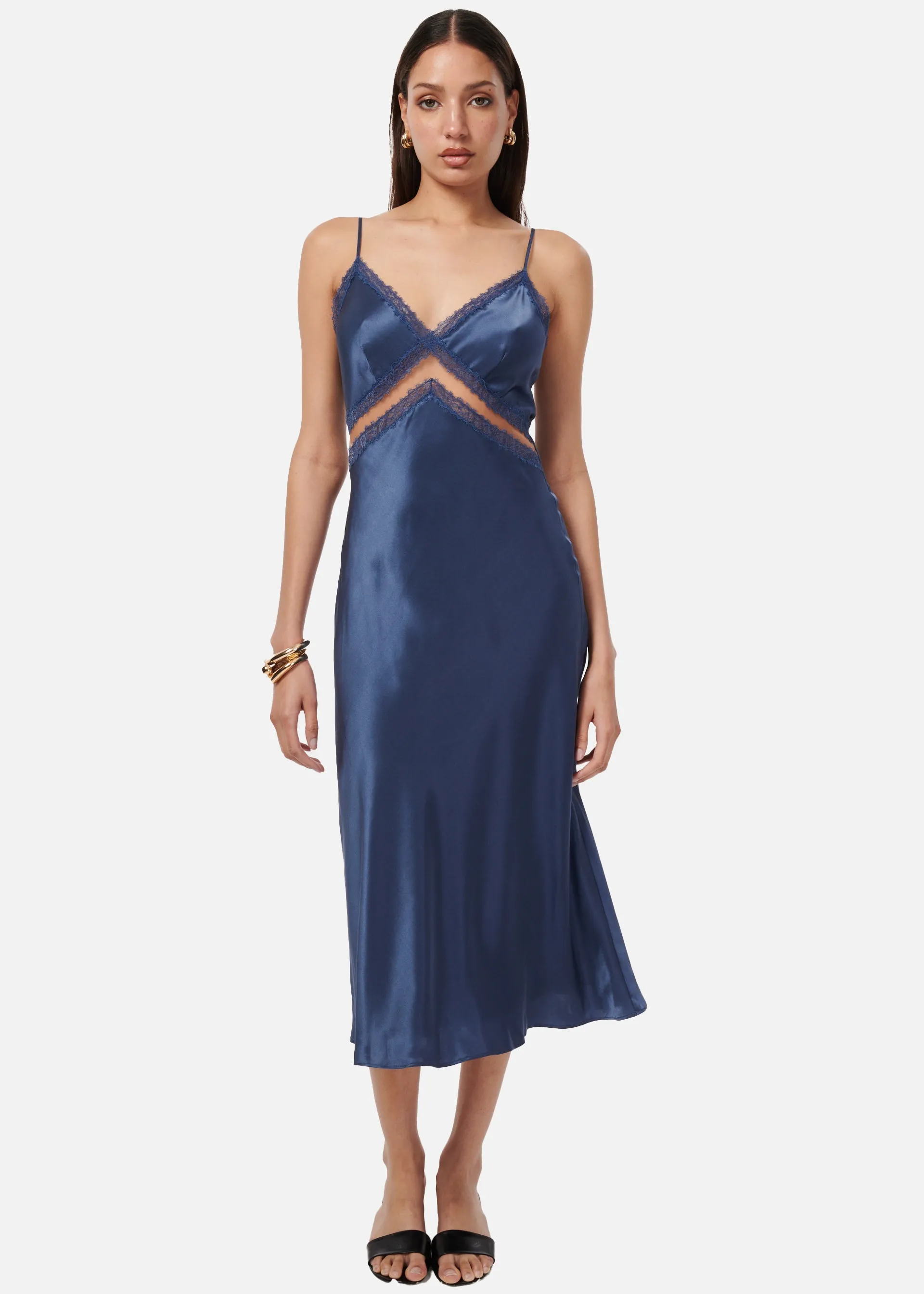 Delfina Dress Stonewash sold by Cami NYC product image thumbnail 3