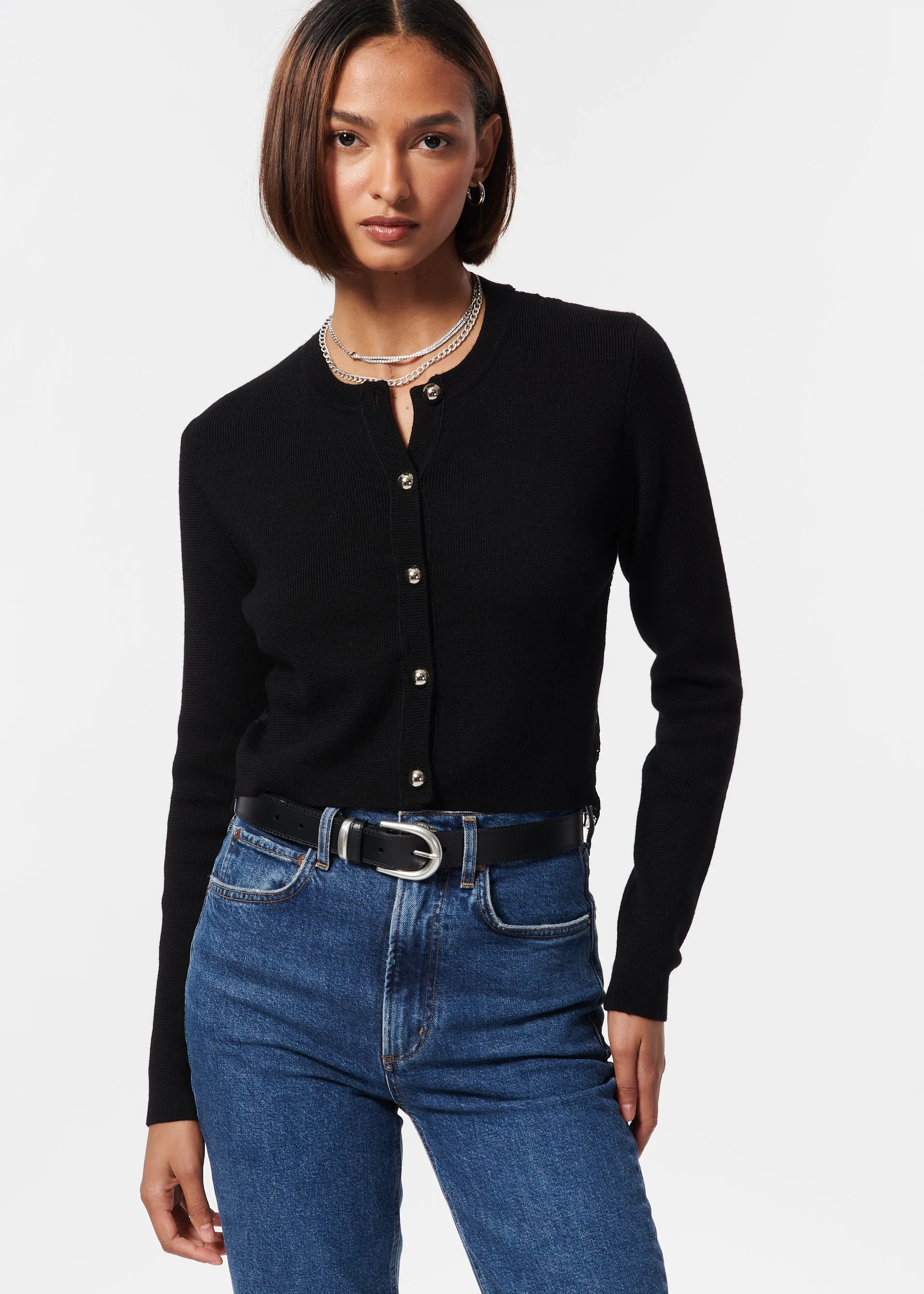 Aurla Cardigan Black sold by Cami NYC