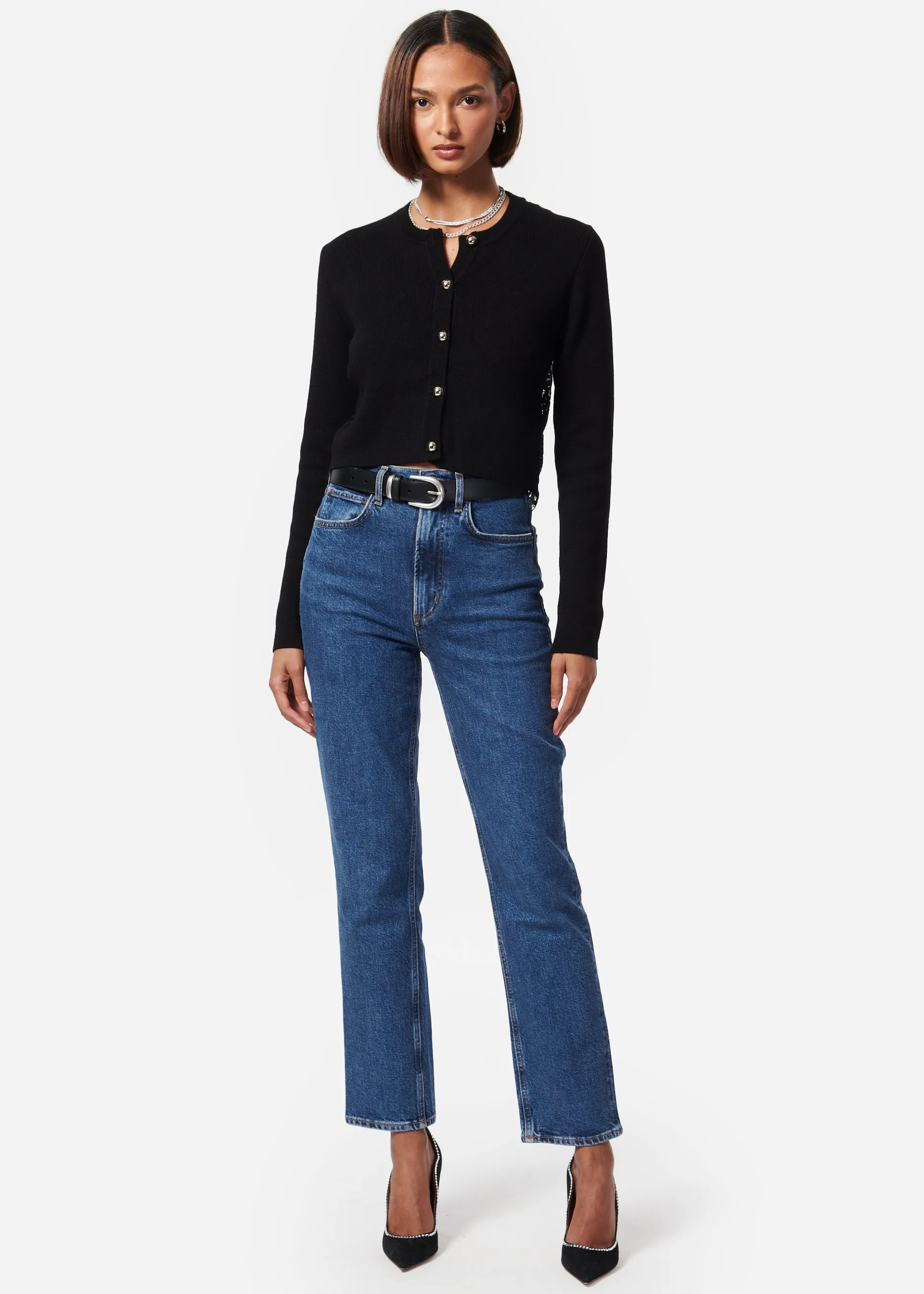 Aurla Cardigan Black sold by Cami NYC product image thumbnail 3