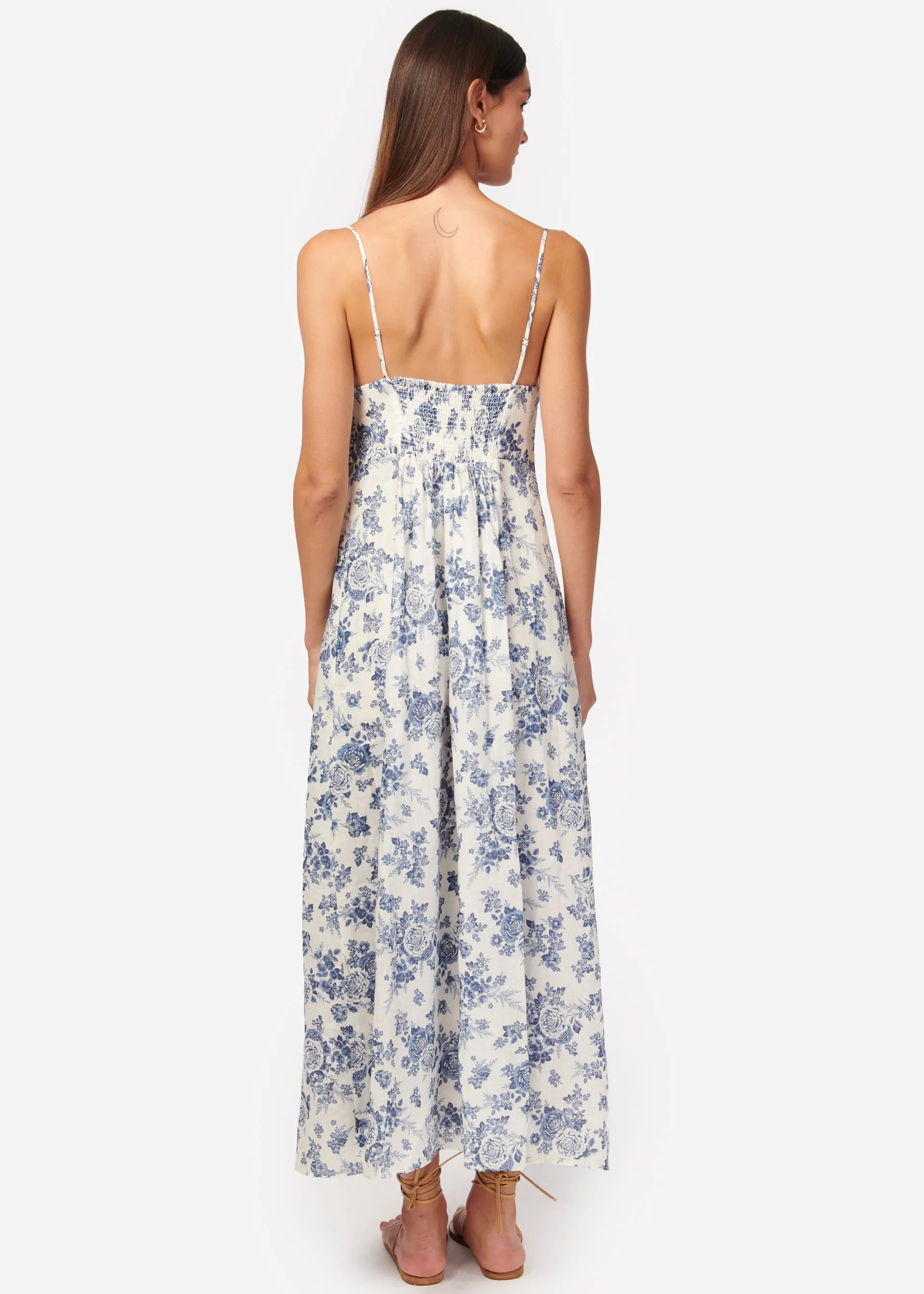 Tilney Linen Dress Stonewash Floral sold by Cami NYC product image thumbnail 4