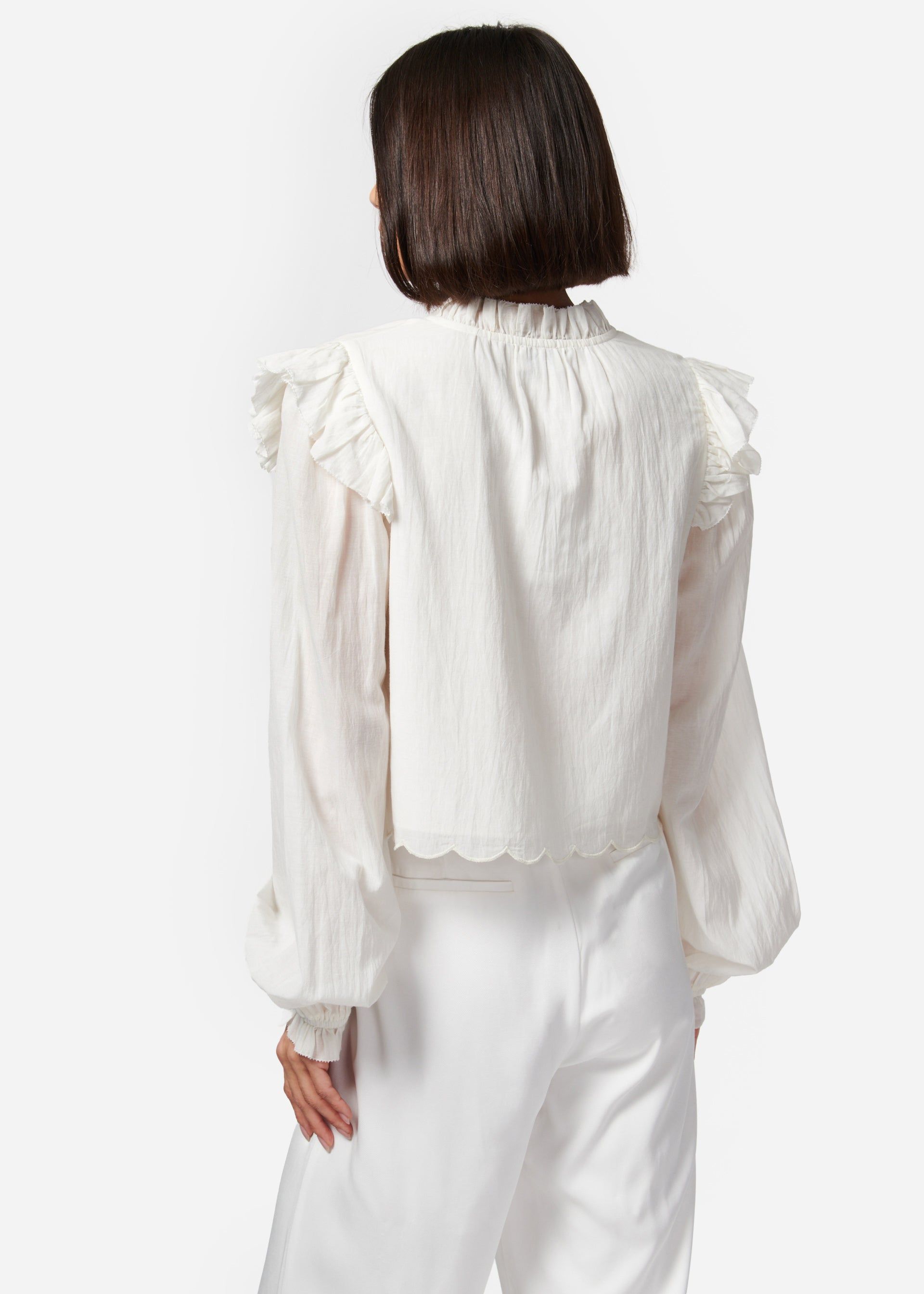 Tiana Top White sold by Cami NYC product image thumbnail 4