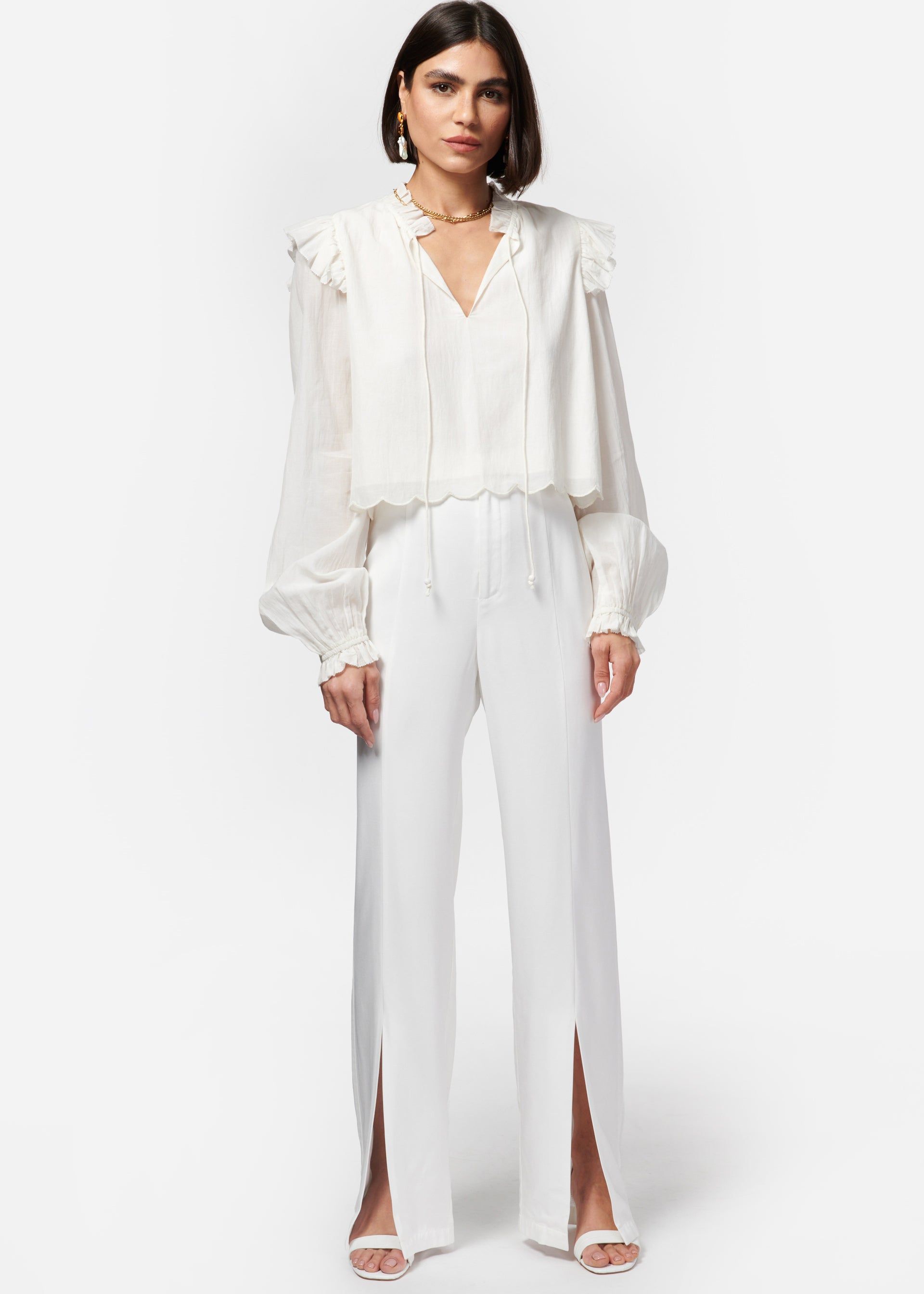 Tiana Top White sold by Cami NYC product image thumbnail 2