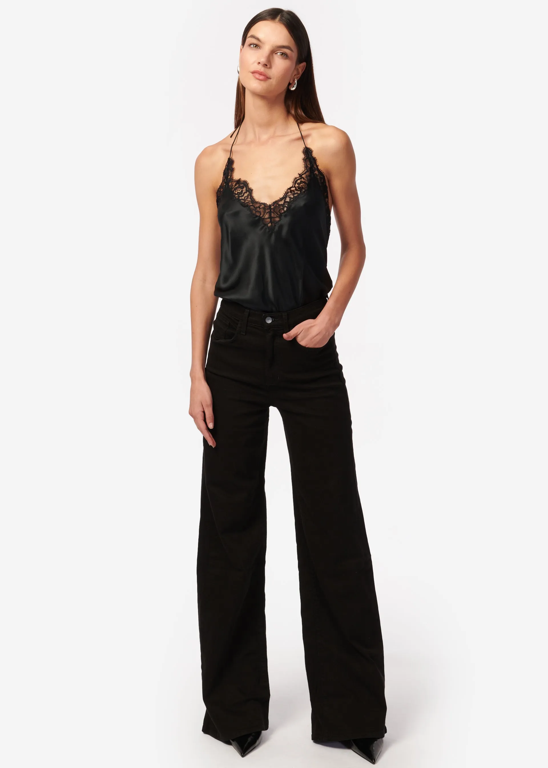 Cordelia Camisole Black sold by Cami NYC product image thumbnail 2