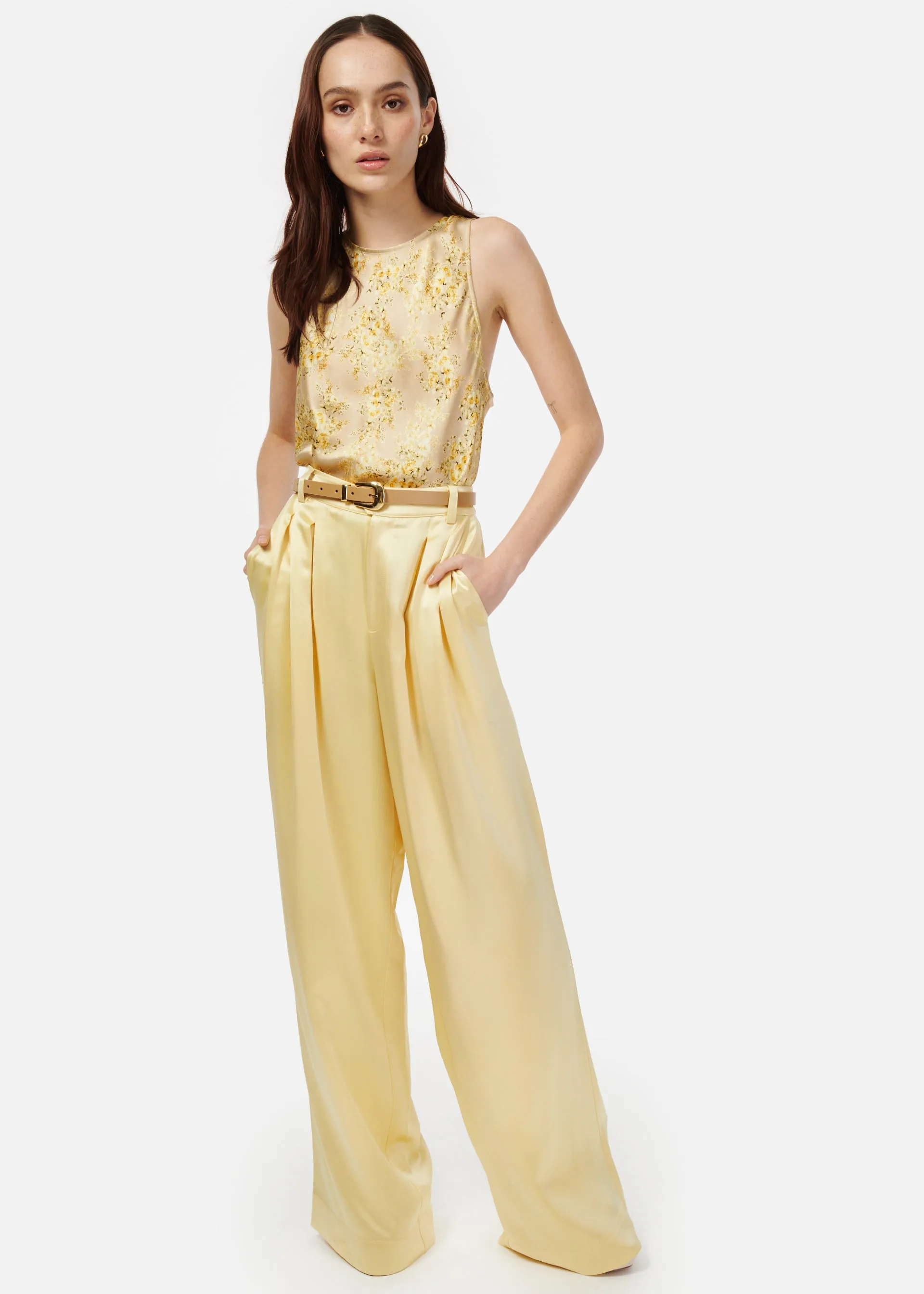 Davina Wide Leg Pant Sunlight sold by Cami NYC product image thumbnail 2